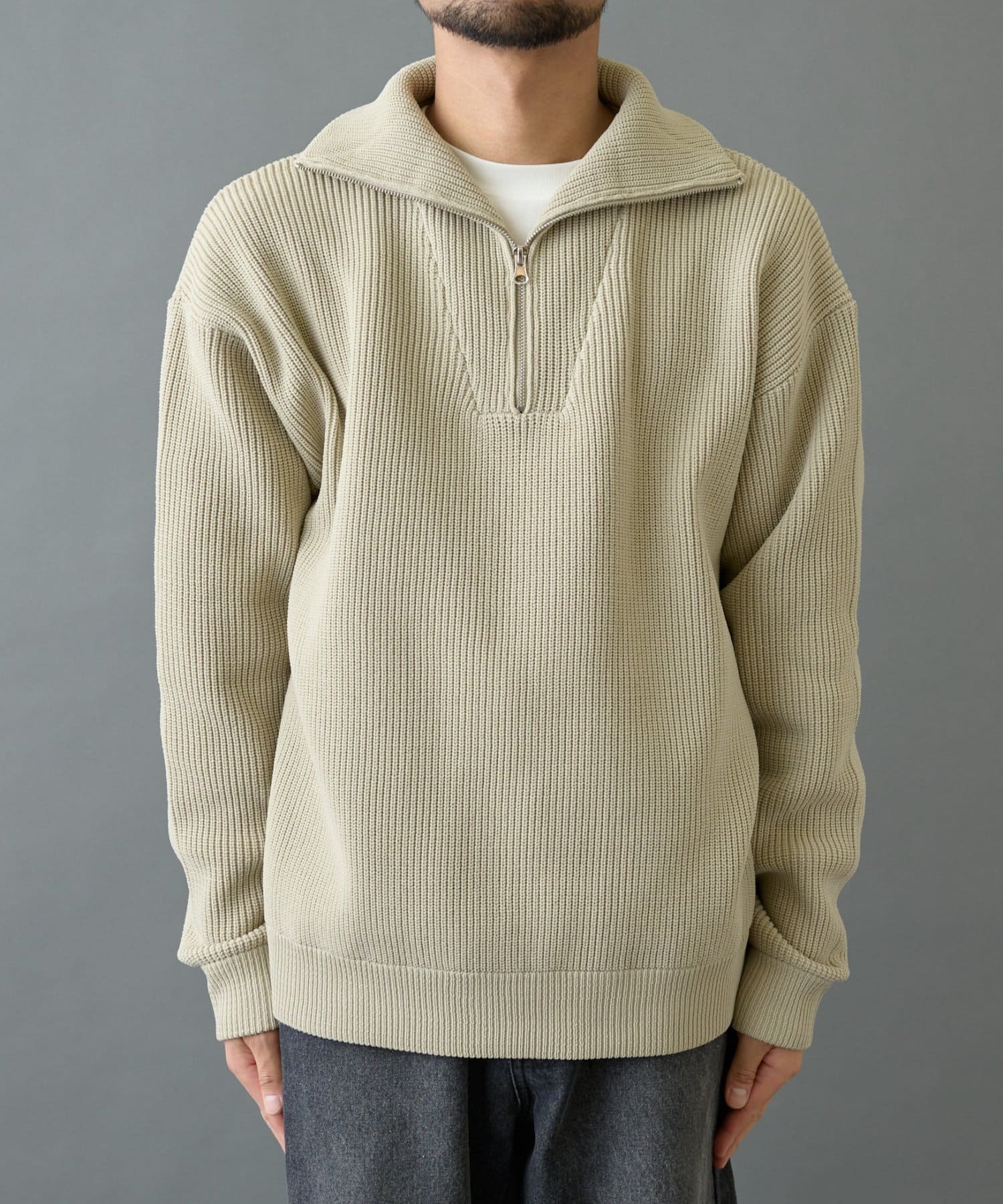 COLONY 2139(コロニー トゥーワンスリーナイン) 【リバイバル】テックニットハーフジップ