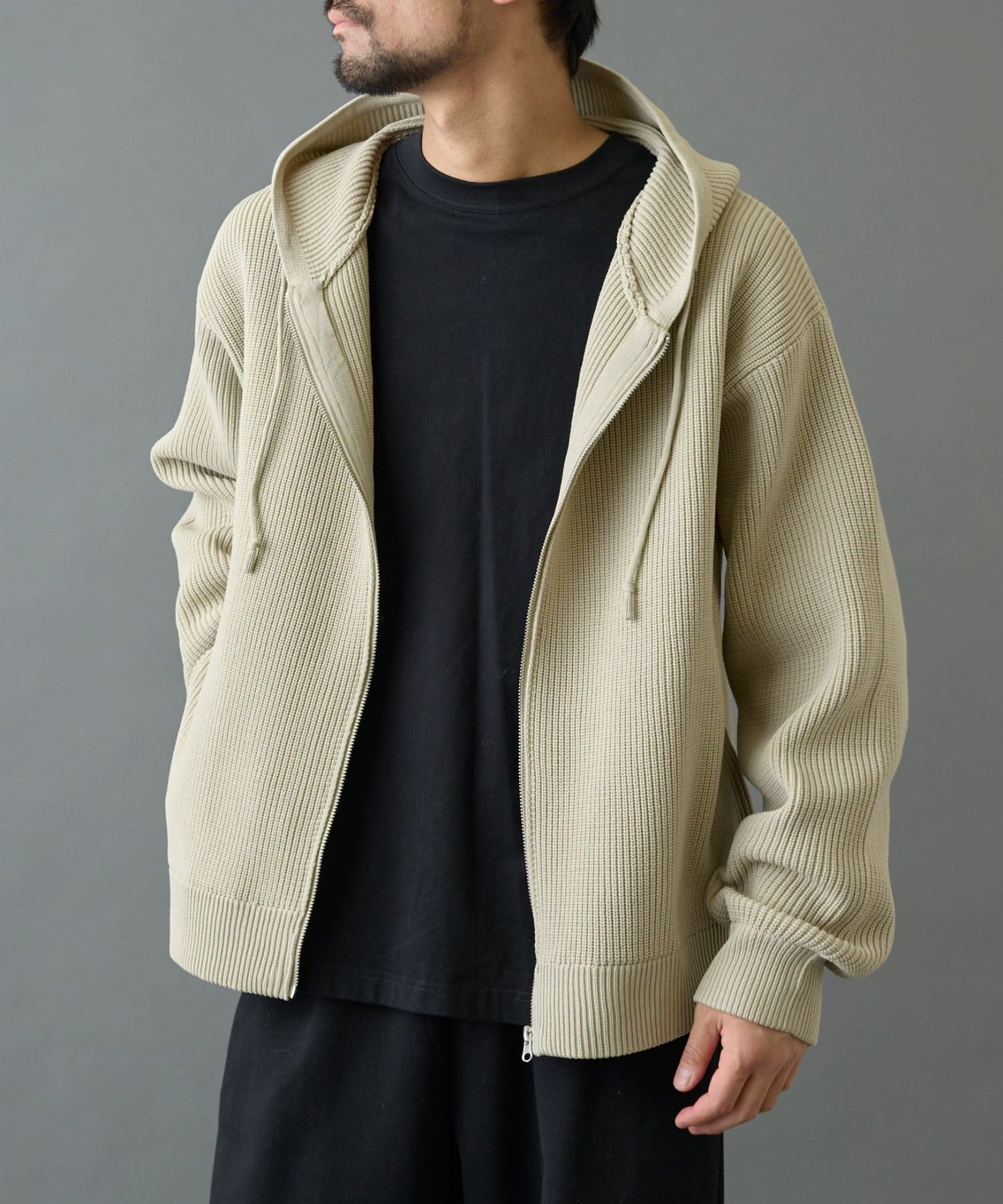 COLONY 2139(コロニー トゥーワンスリーナイン) テックニットジップパーカー