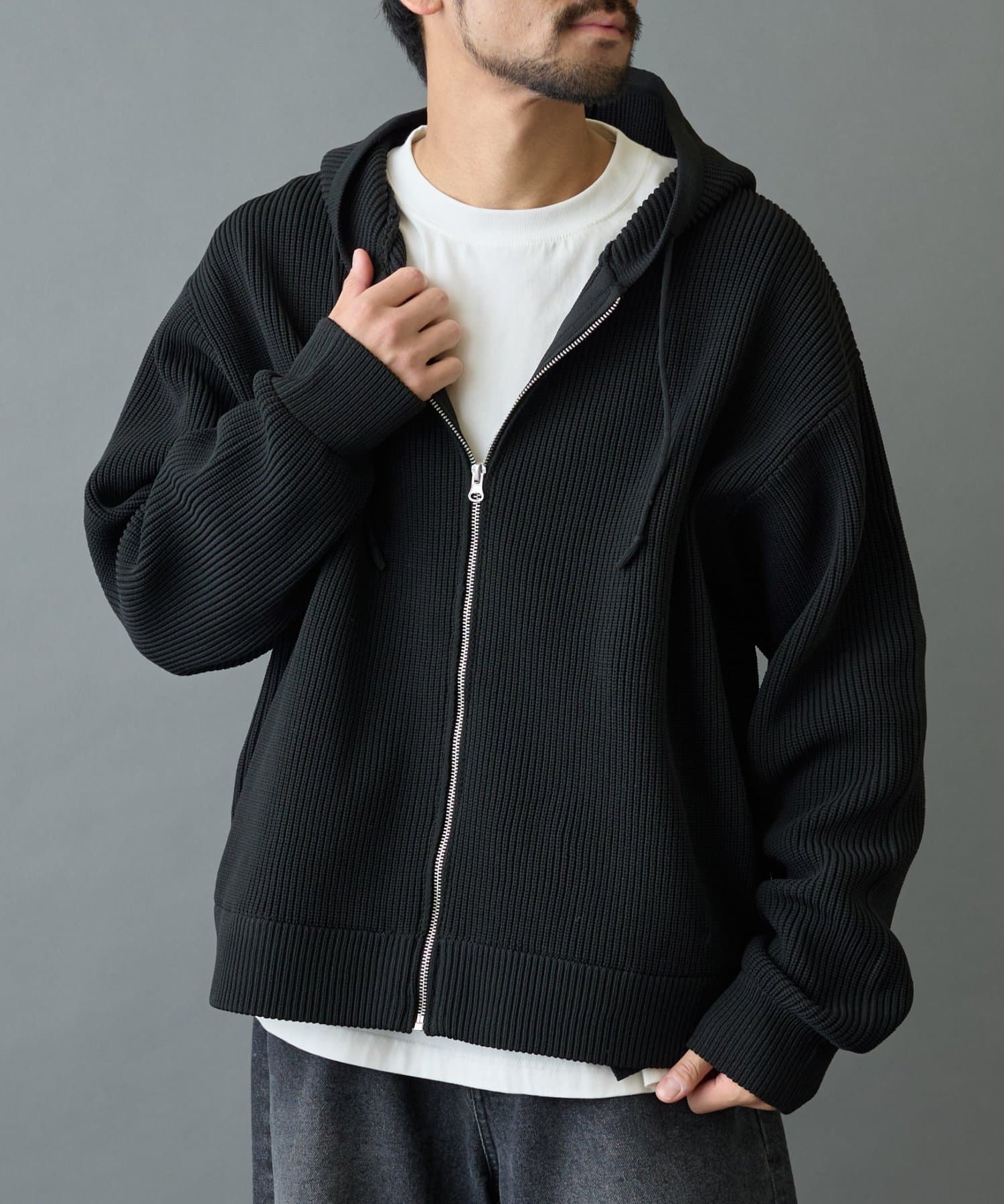 COLONY 2139(コロニー トゥーワンスリーナイン) テックニットジップパーカー