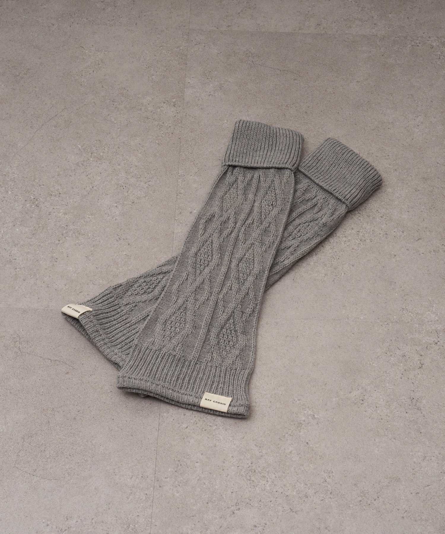 RAY CASSIN(レイカズン) ケーブルレッグウォーマー