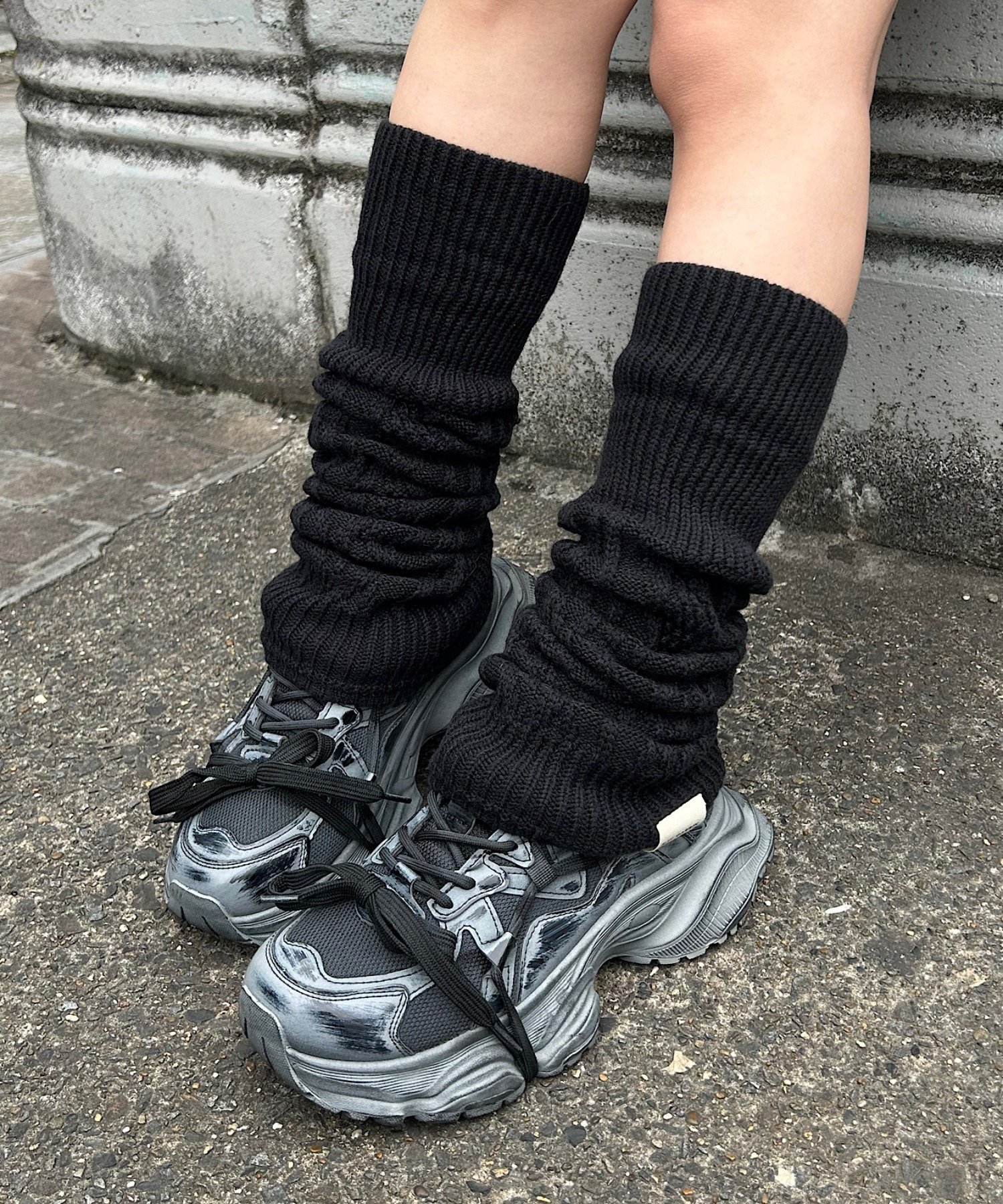 RAY CASSIN(レイカズン) ケーブルレッグウォーマー