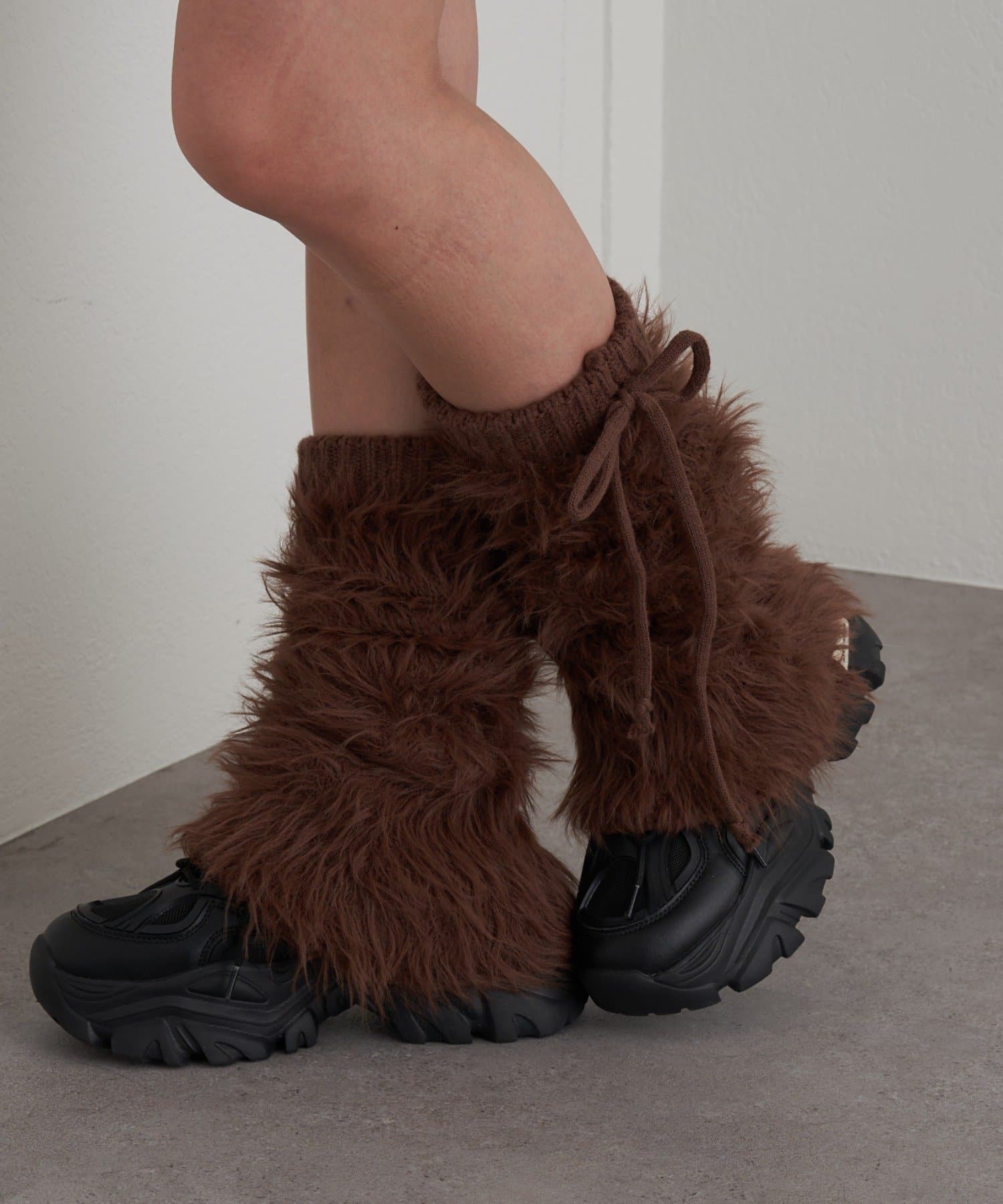 RAY CASSIN(レイカズン) ファーレッグウォーマー