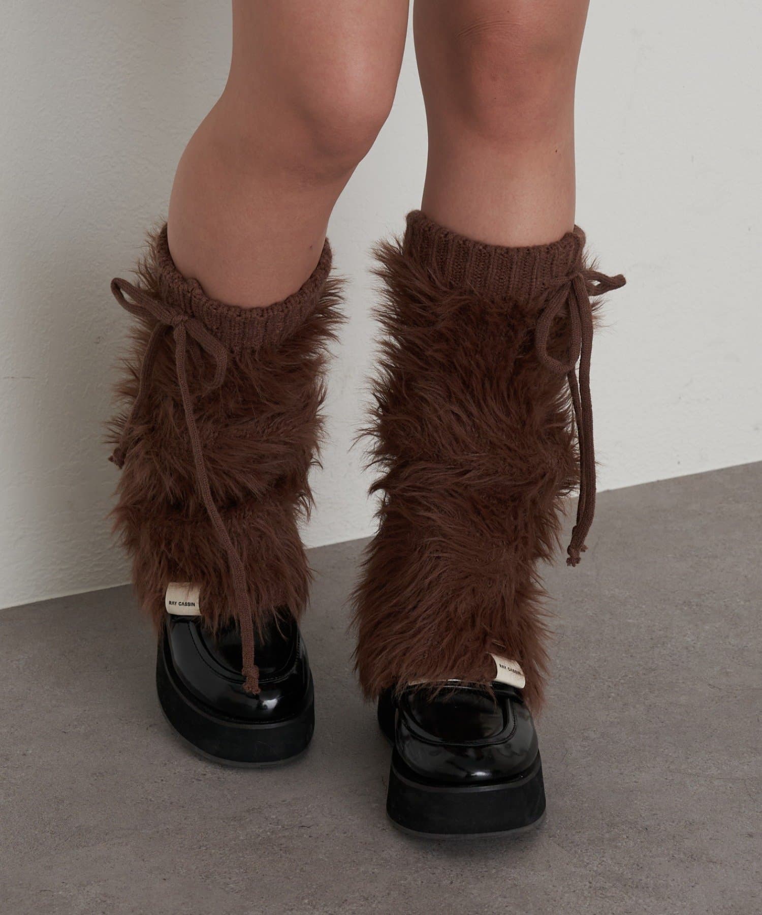 RAY CASSIN(レイカズン) ファーレッグウォーマー