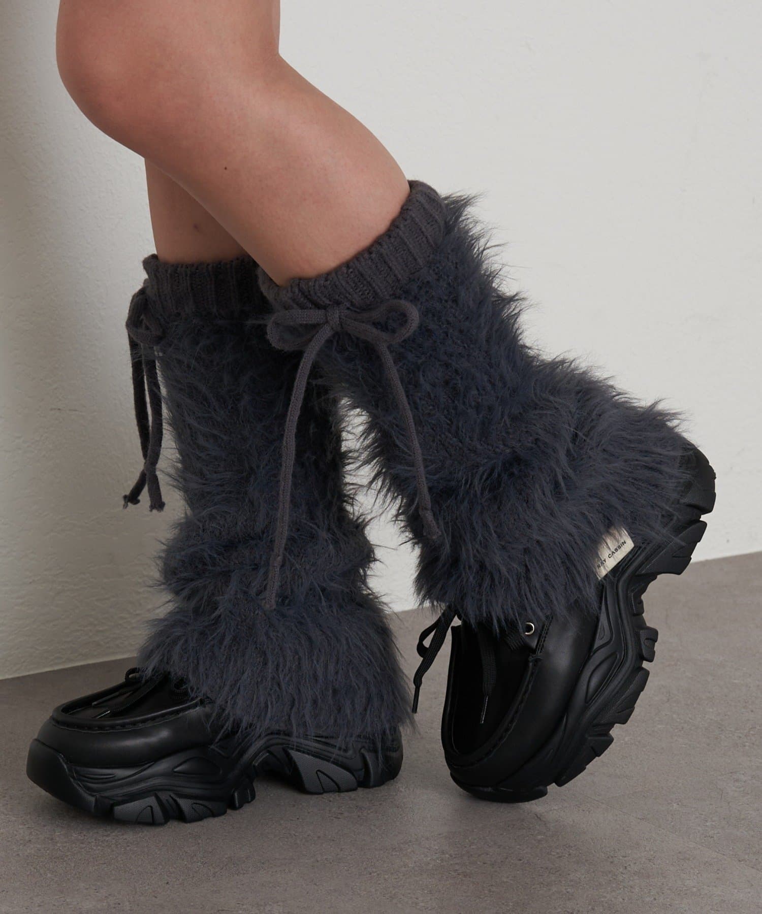 RAY CASSIN(レイカズン) ファーレッグウォーマー