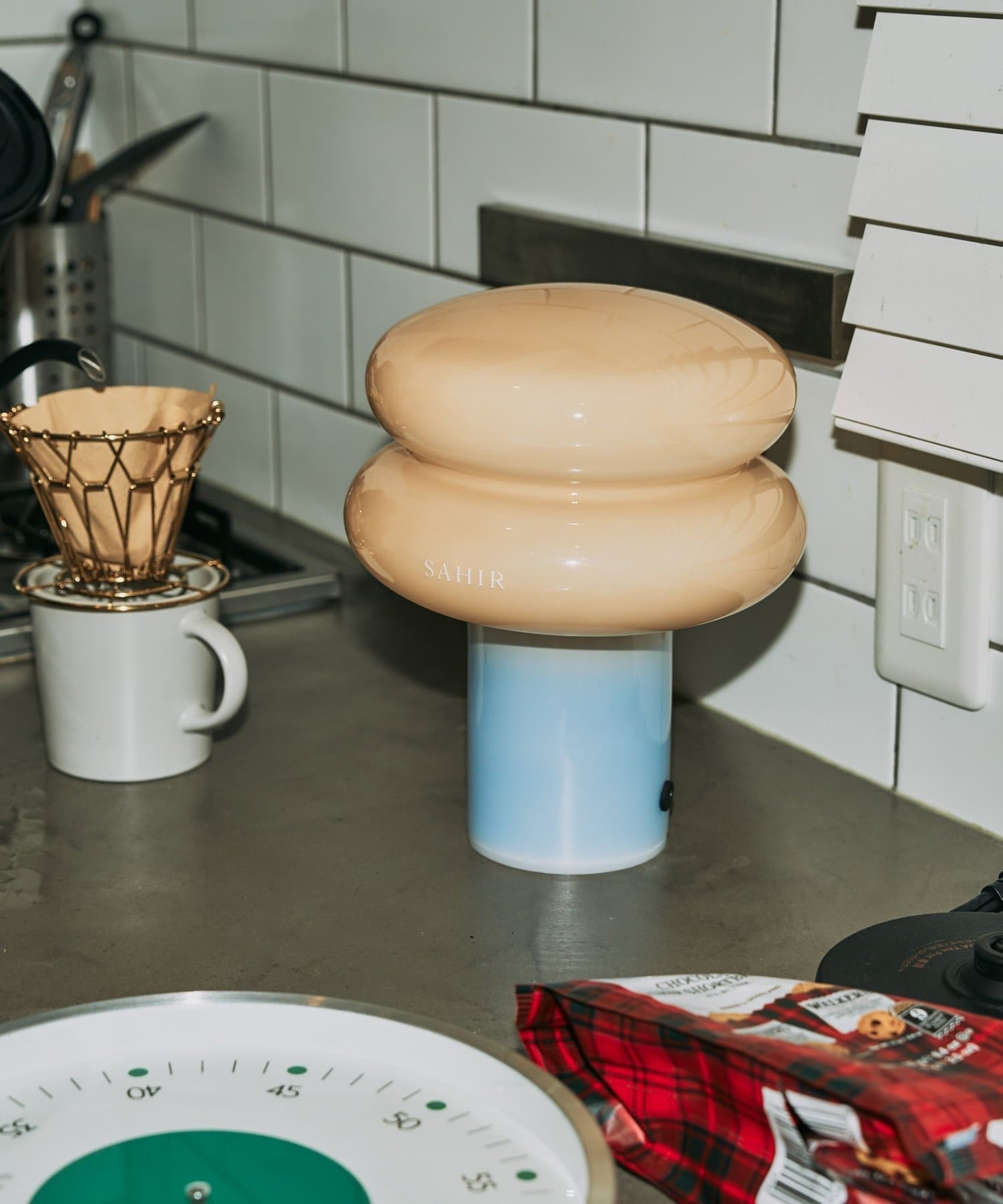 BIRTHDAY BAR(バースデイバー) 【SAHIR サヒール】Milk glass lamp