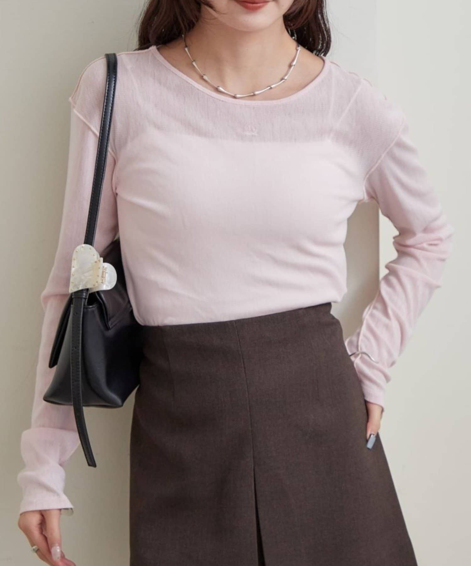 mystic(ミスティック) プレート付きクルーシアーロンT