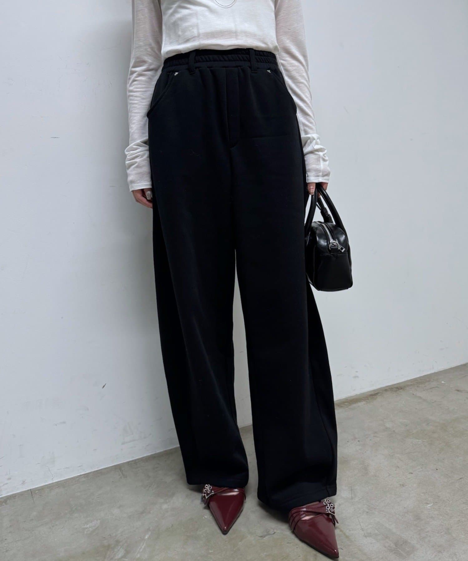 mline(エムライン) [mline]カーブスウェットパンツ