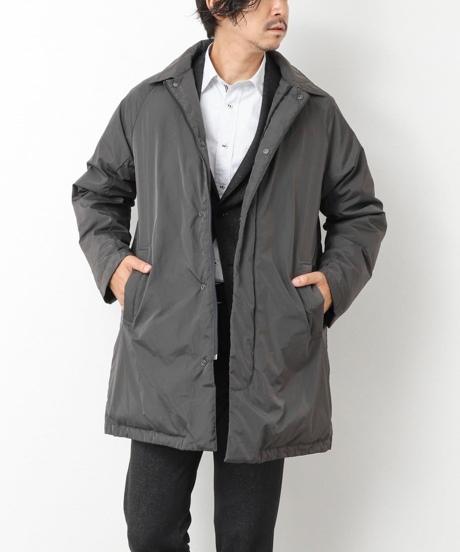 NOLLEY'S(ノーリーズ) 【TAION/タイオン】別注ダウンステンカラーコート