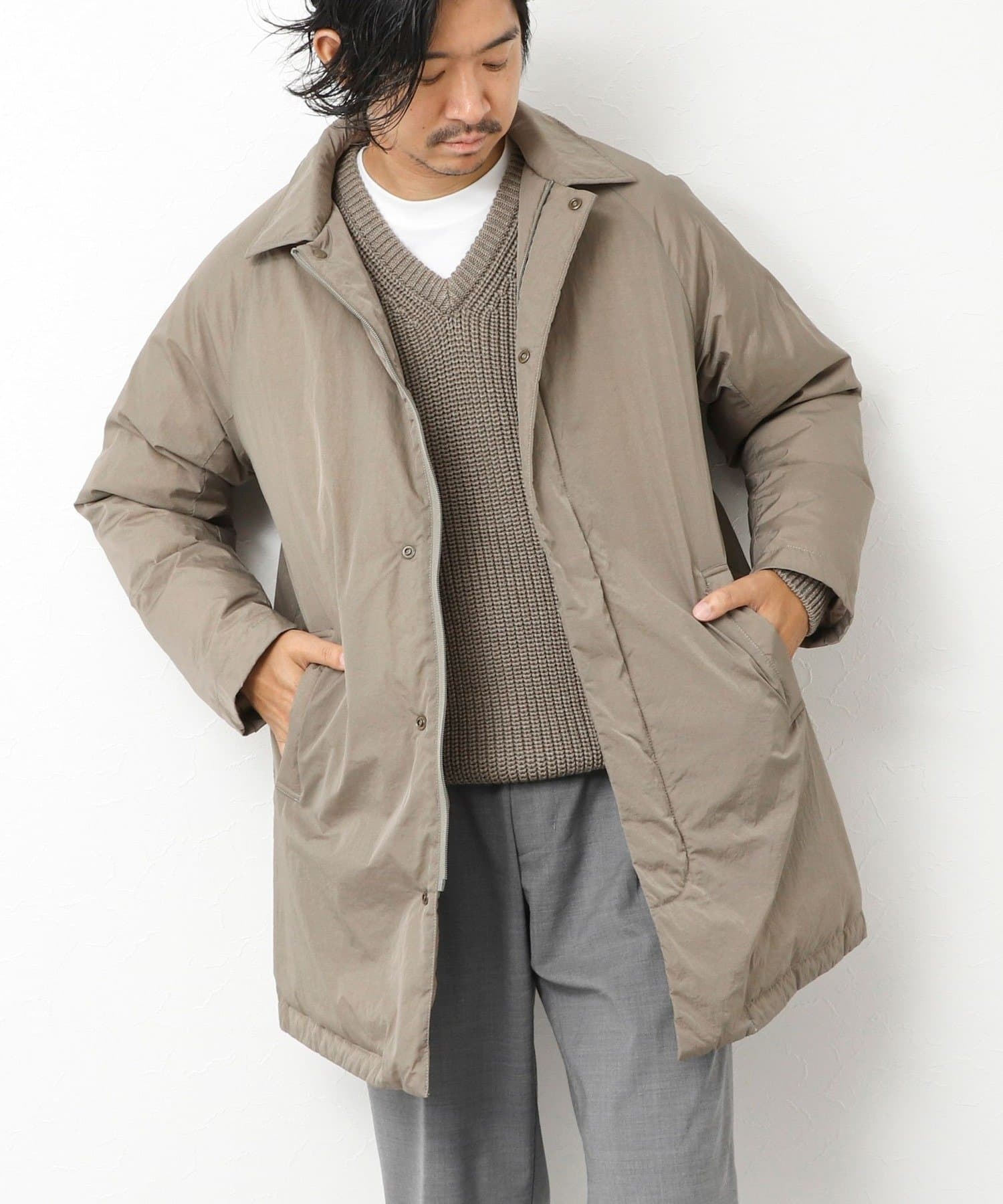 NOLLEY'S(ノーリーズ) 【TAION/タイオン】別注ダウンステンカラーコート