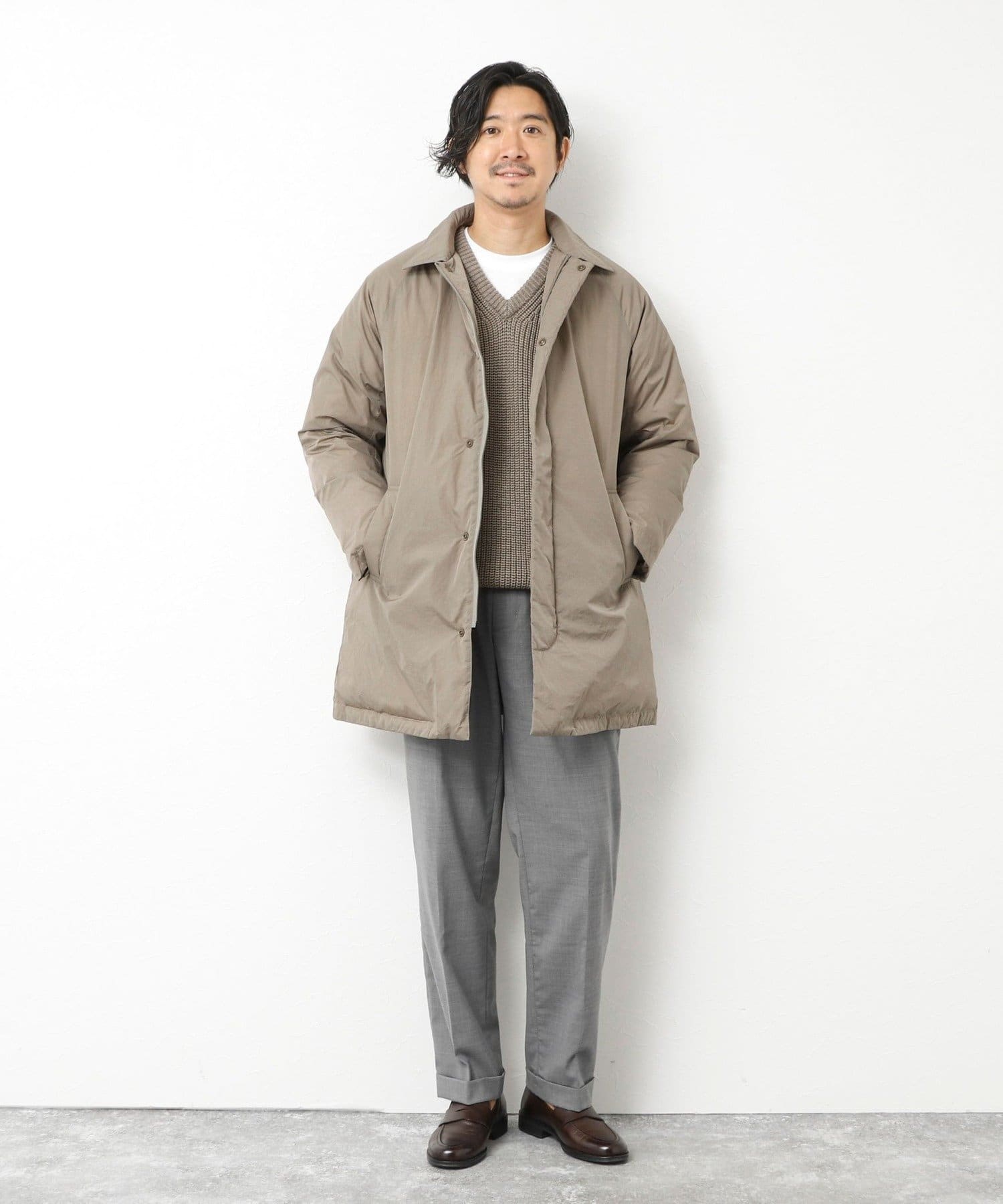 NOLLEY'S(ノーリーズ) 【TAION/タイオン】別注ダウンステンカラーコート