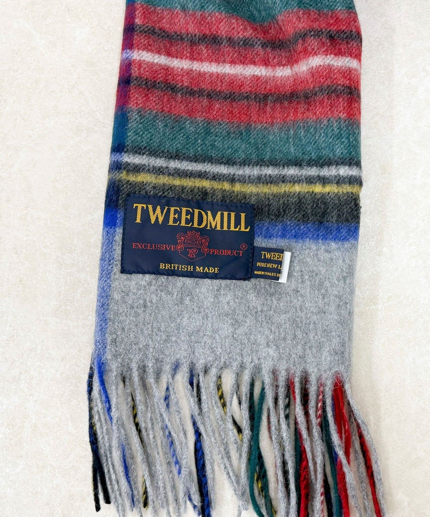 FREDY & GLOSTER(フレディ アンド グロスター) 【TWEED MILL/ツイードミル】ウールチェックストール48