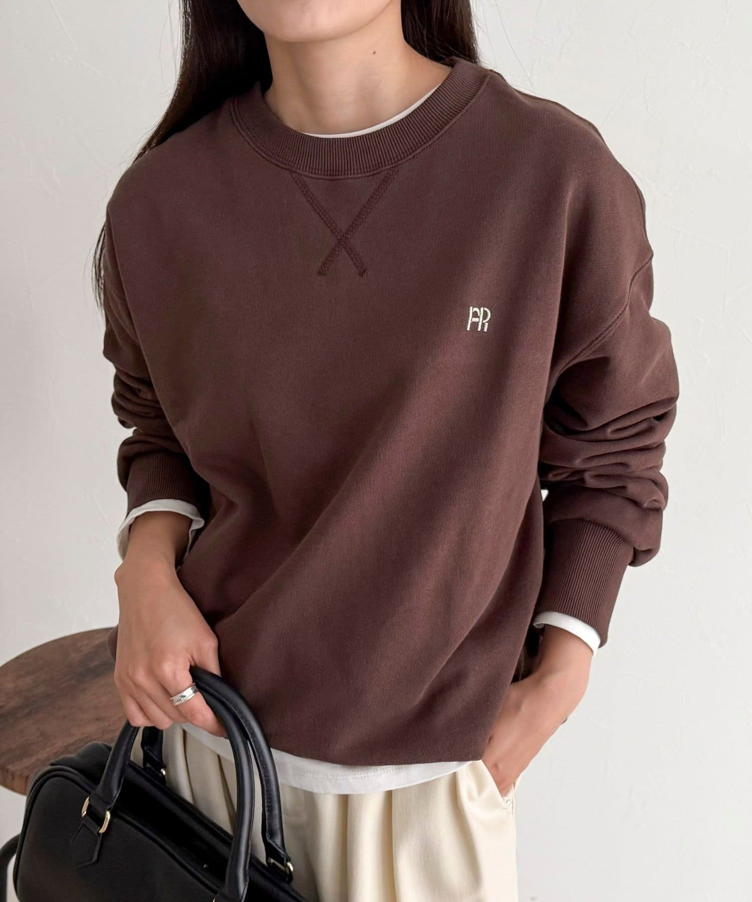 FREDY & GLOSTER(フレディ アンド グロスター) FR刺繍裏毛スウェット