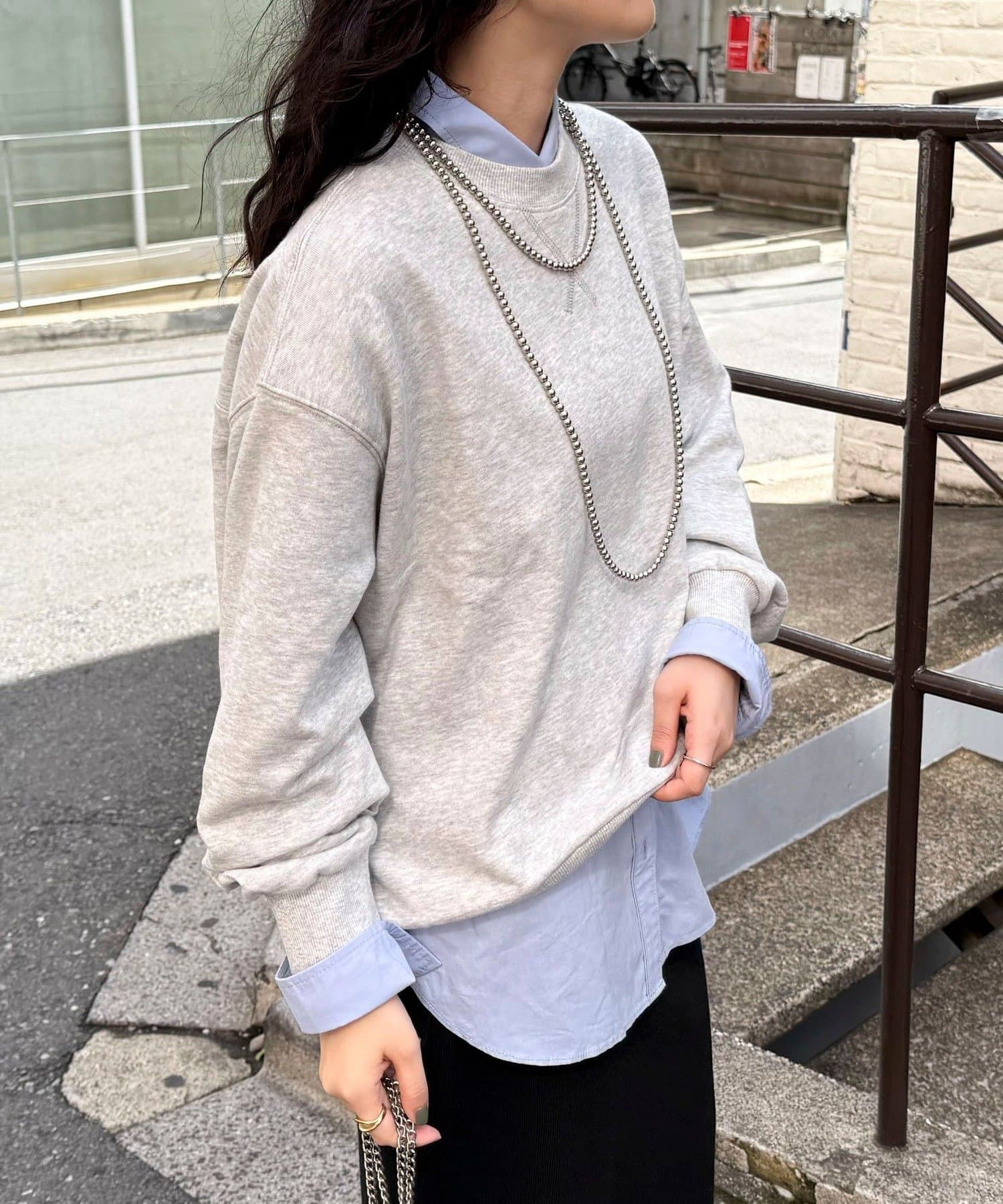 FREDY & GLOSTER(フレディ アンド グロスター) FR刺繍裏毛スウェット