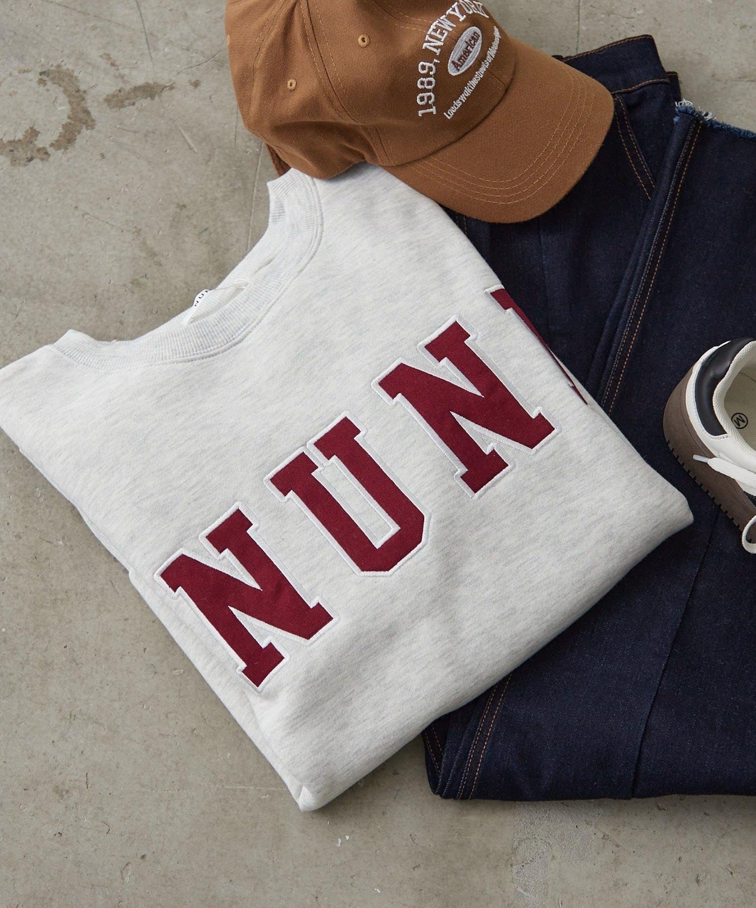 Remind me and forever(リマインドミーアンドフォーエバー) 【NUNIFE】スリット入り裏起毛スウェット