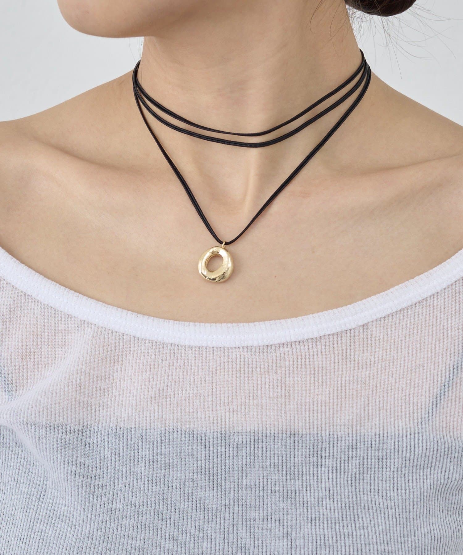 GALLARDAGALANTE(ガリャルダガランテ) リングトップコードネックレス