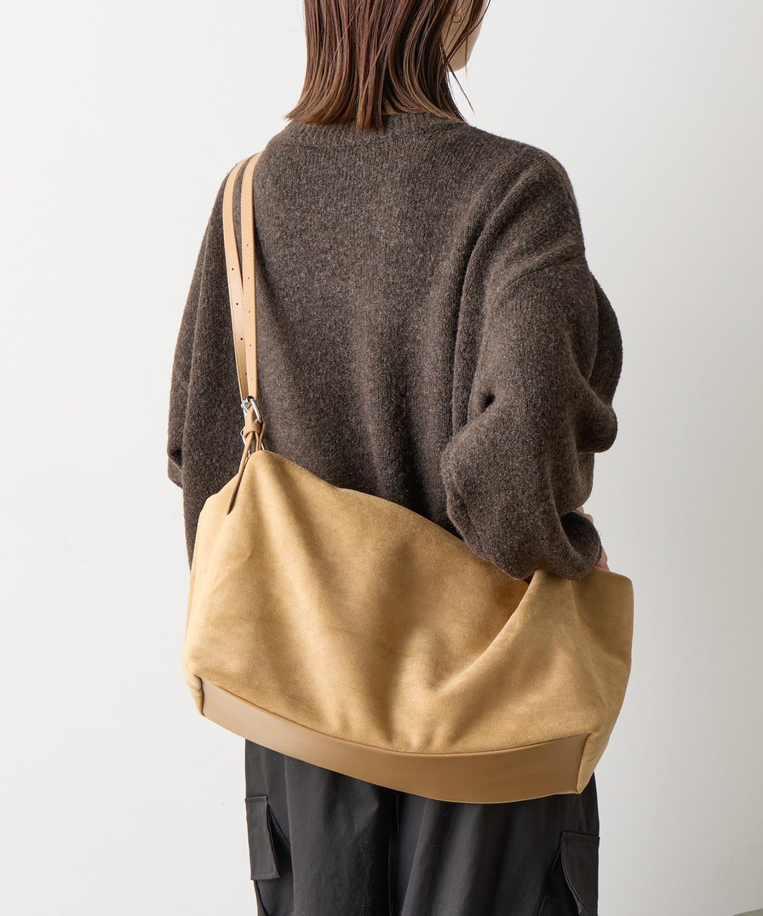 -goocy-(グーシー) 【季節感漂う！】Fスエード立体ショルダーバッグ