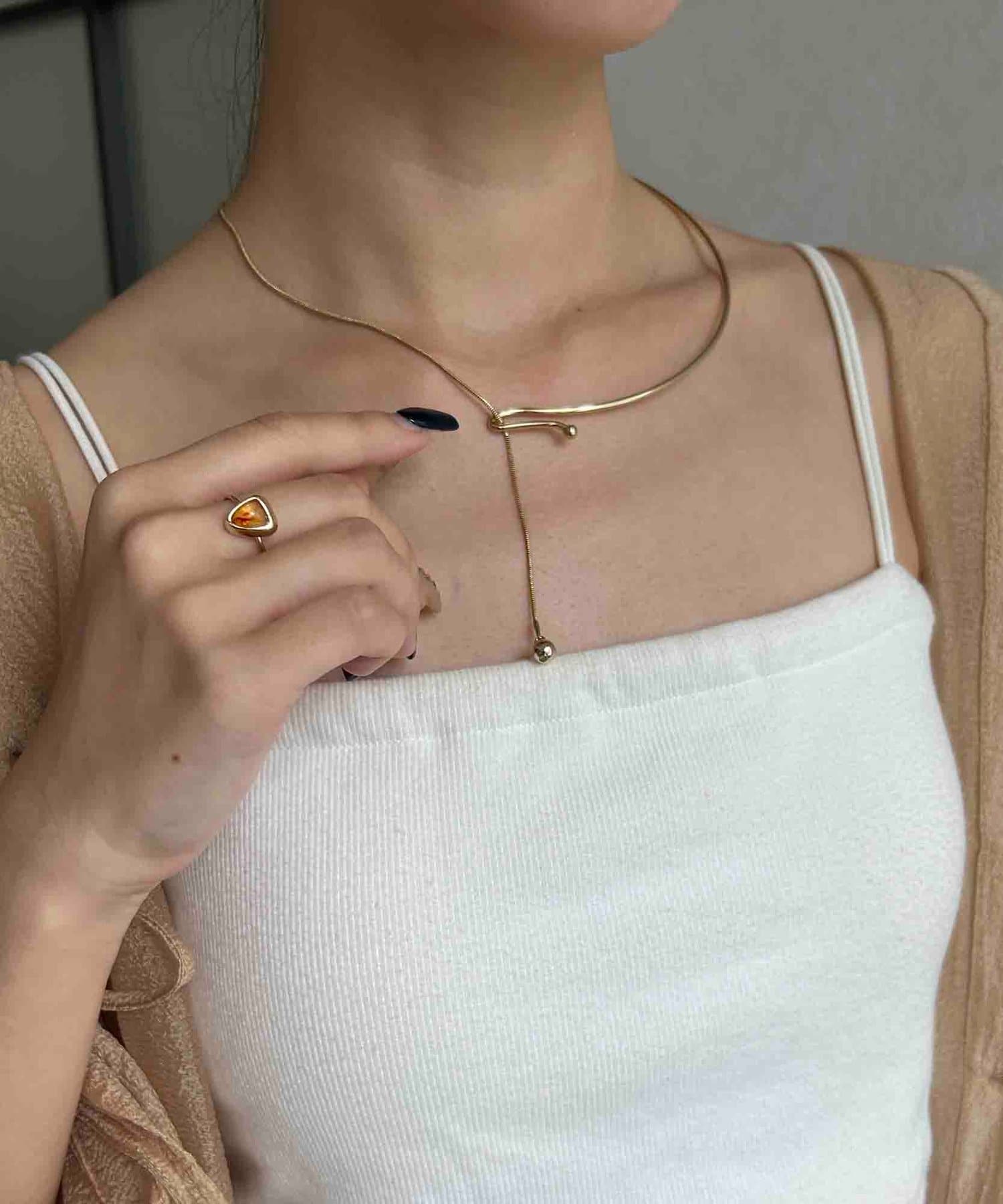 Thevon.(ゼヴォン) 【heilly/ヘイリー】変形Y字チョーカー