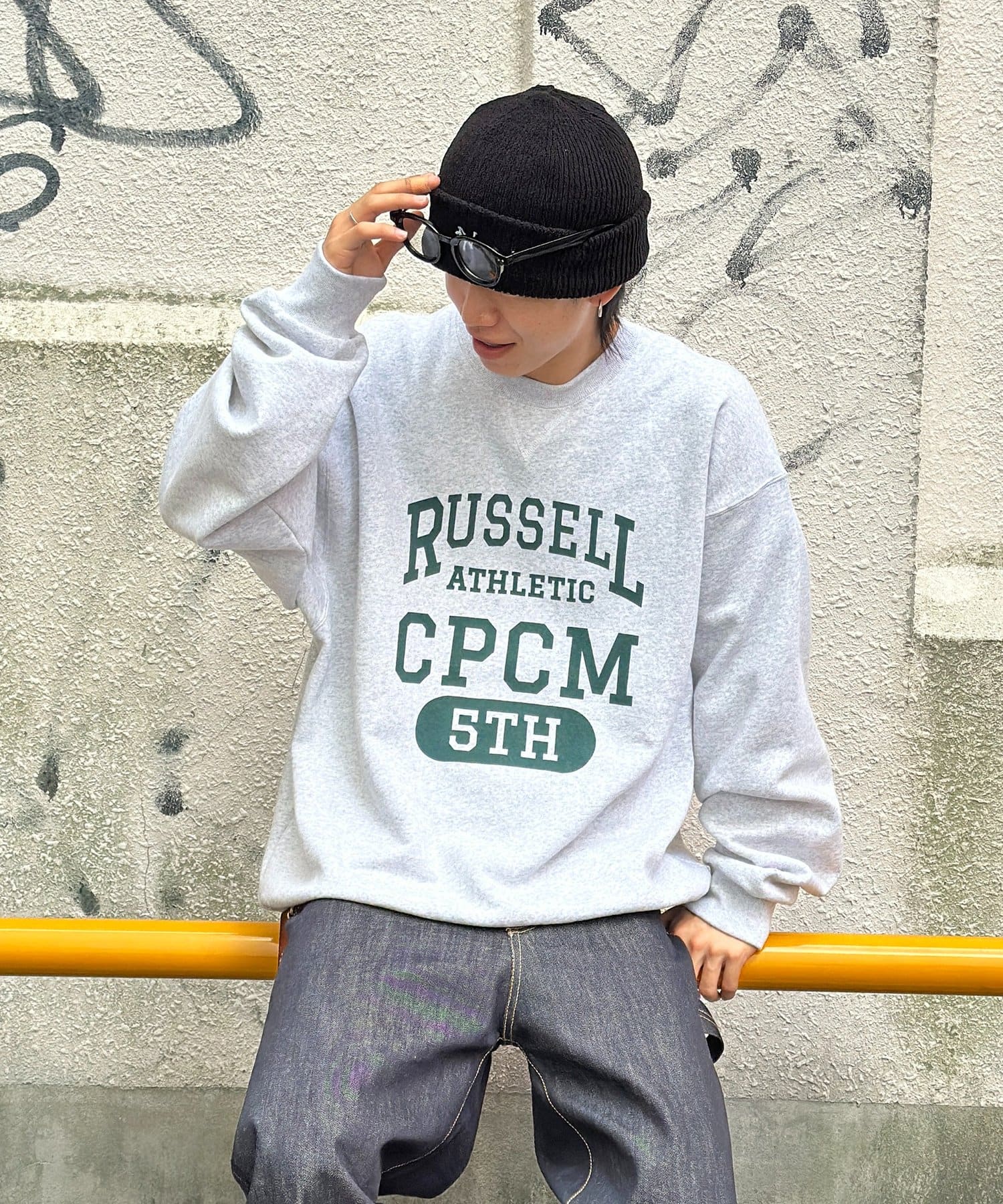 CPCM(シーピーシーエム) 【5周年企画】RUSSELLロゴスウェット