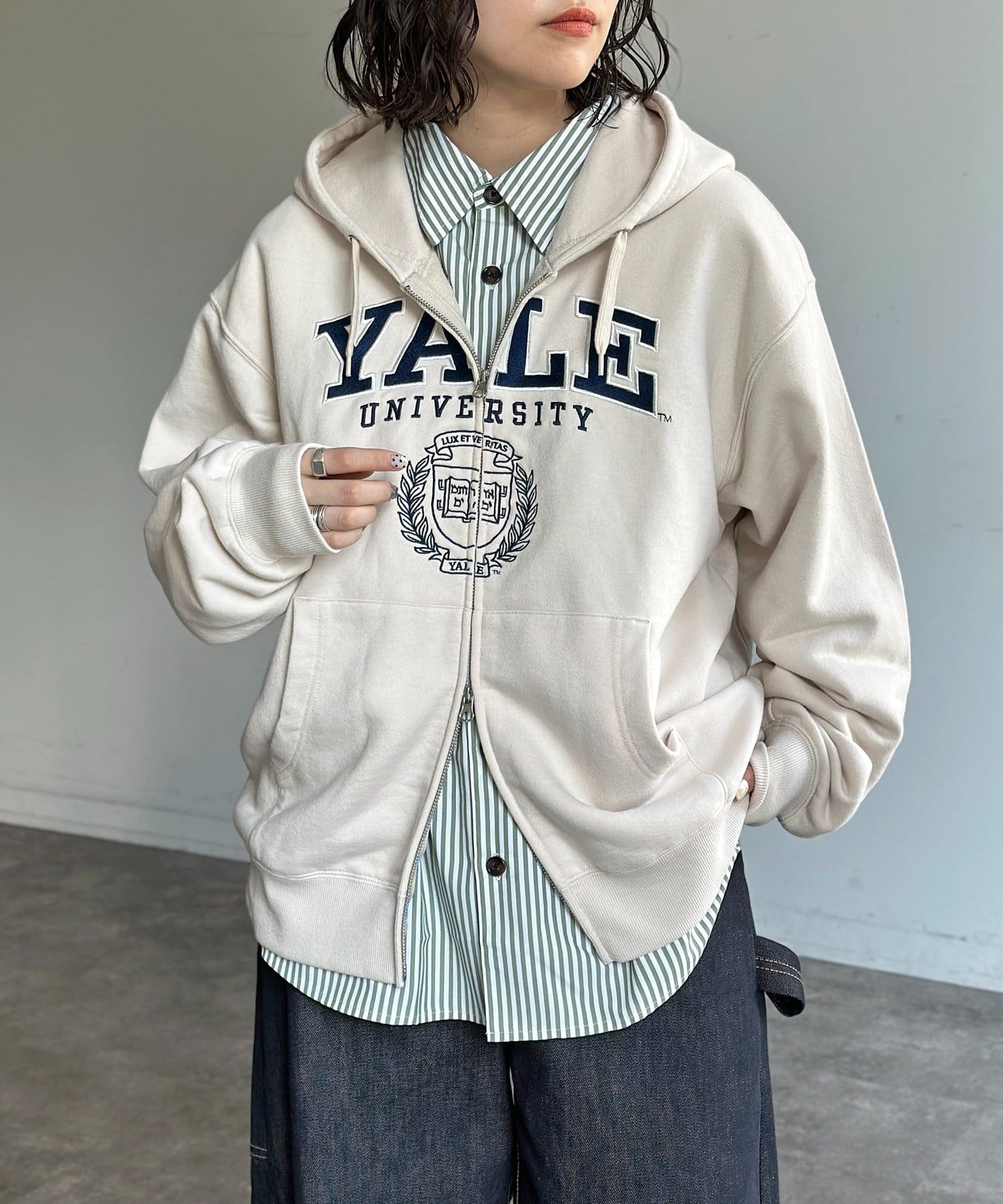 CPCM(シーピーシーエム) YALEジップパーカー