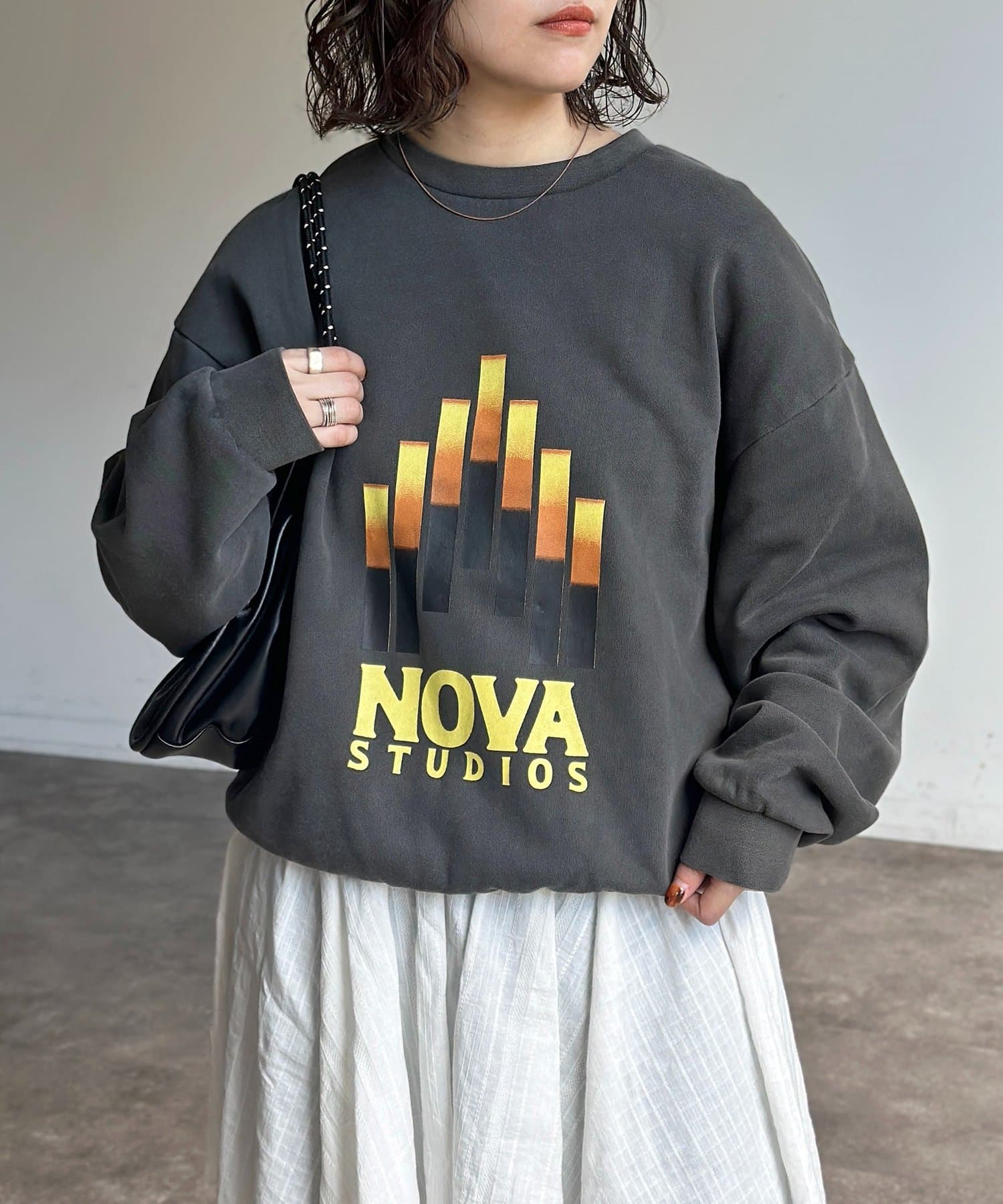 CPCM(シーピーシーエム) 企業ロゴライク加工スウェット