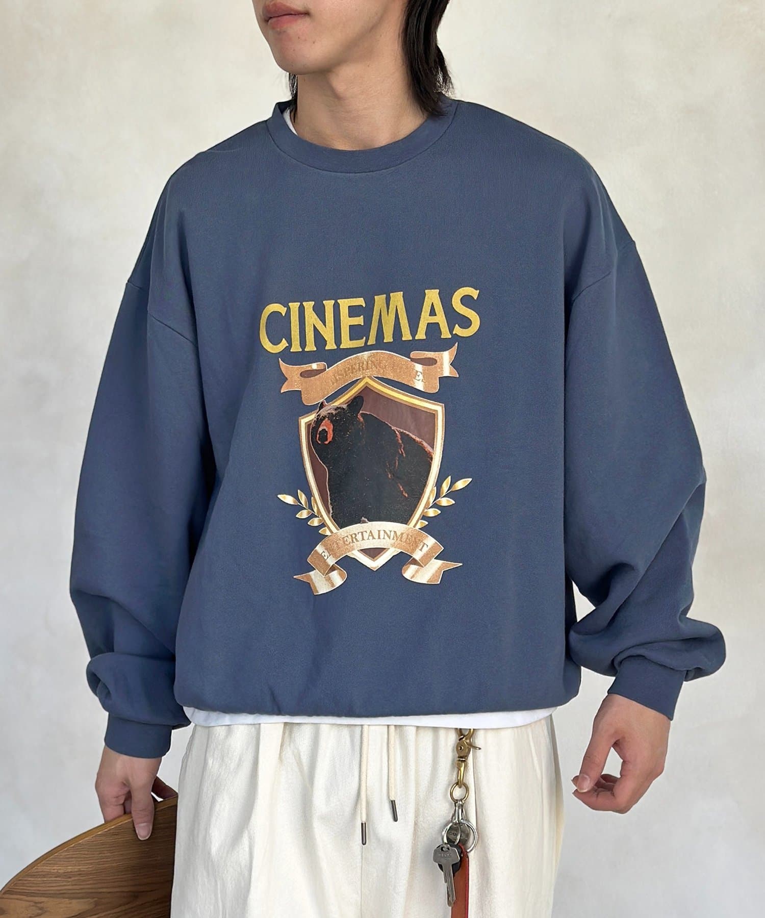 CPCM(シーピーシーエム) 企業ロゴライク加工スウェット