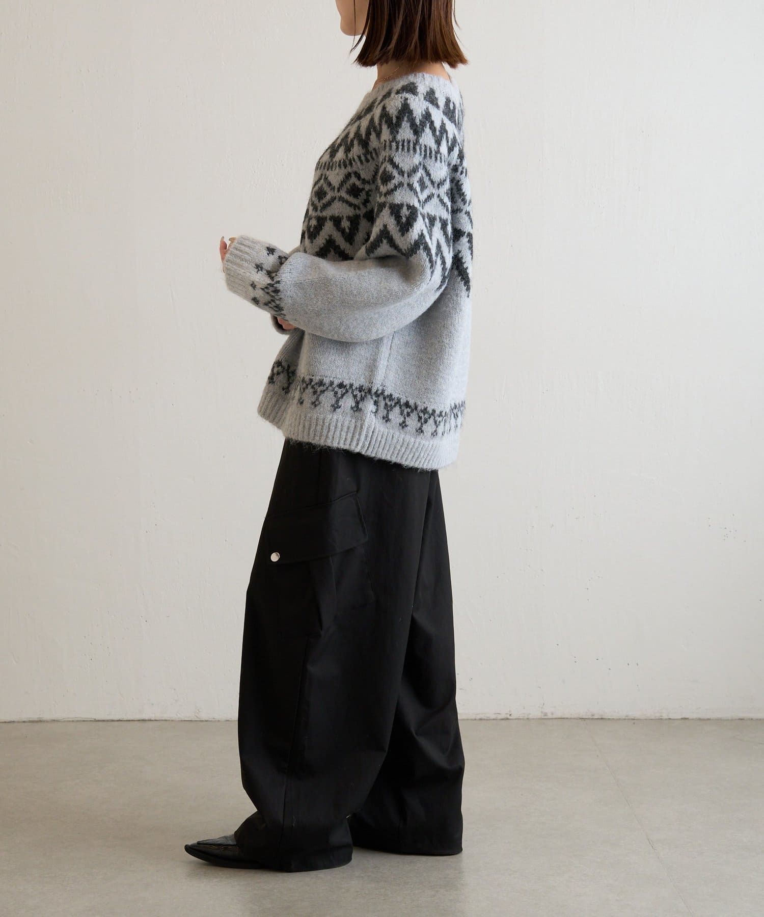 -goocy-(グーシー) ノルディック柄ニット