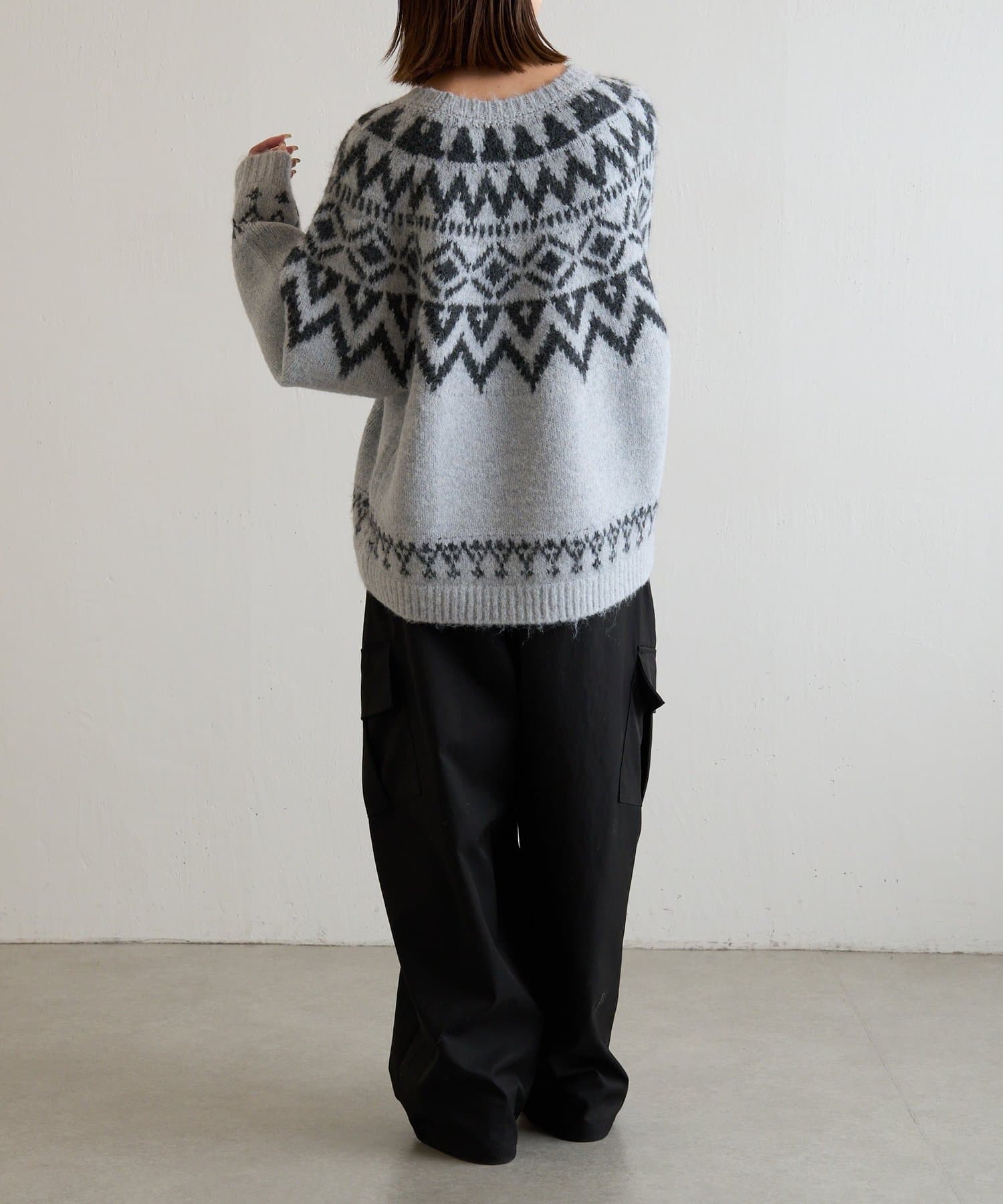 -goocy-(グーシー) ノルディック柄ニット