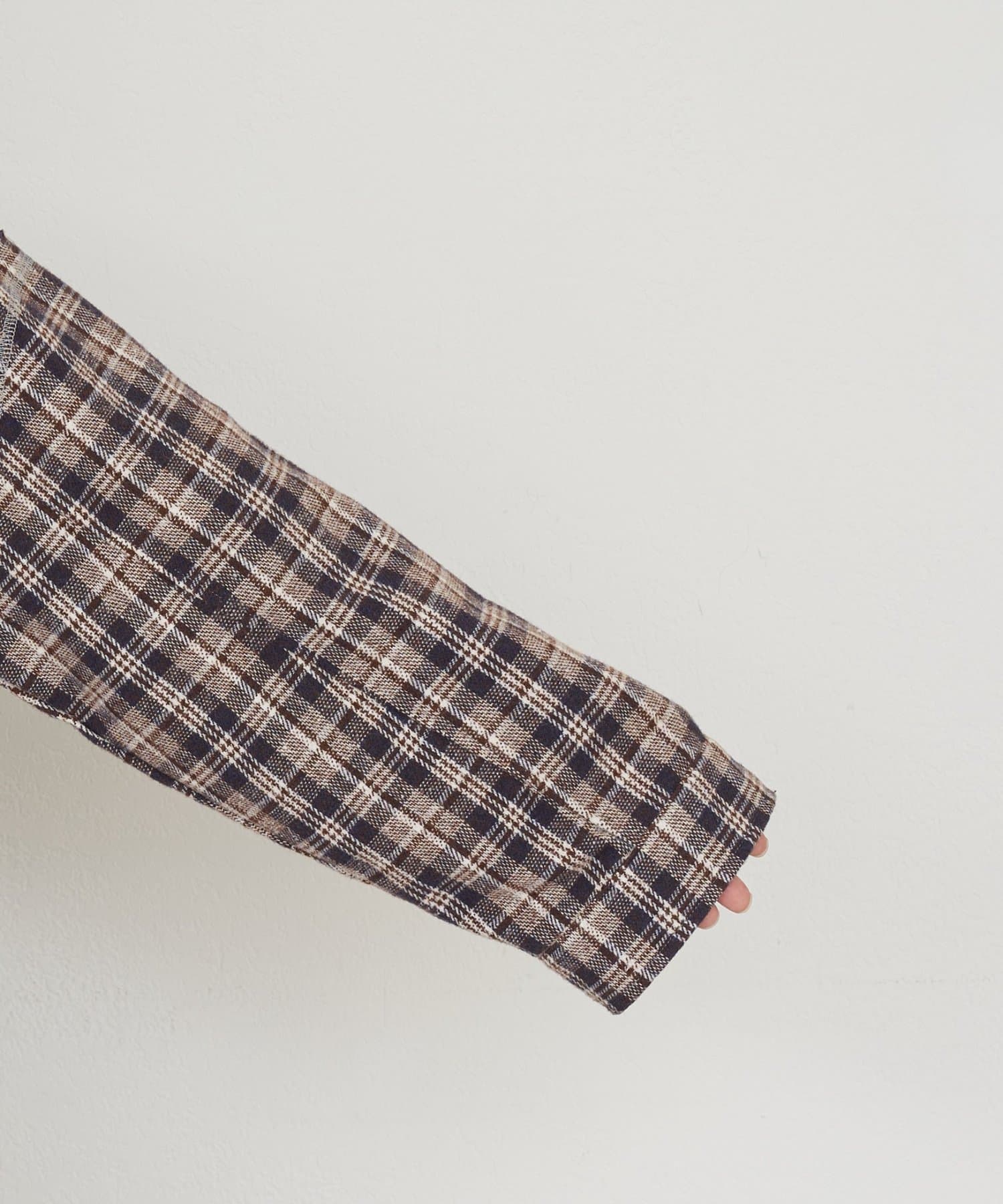 CIAOPANIC TYPY(チャオパニックティピー) 【etsinta/エシンタ】リメイクチェックフリルtee