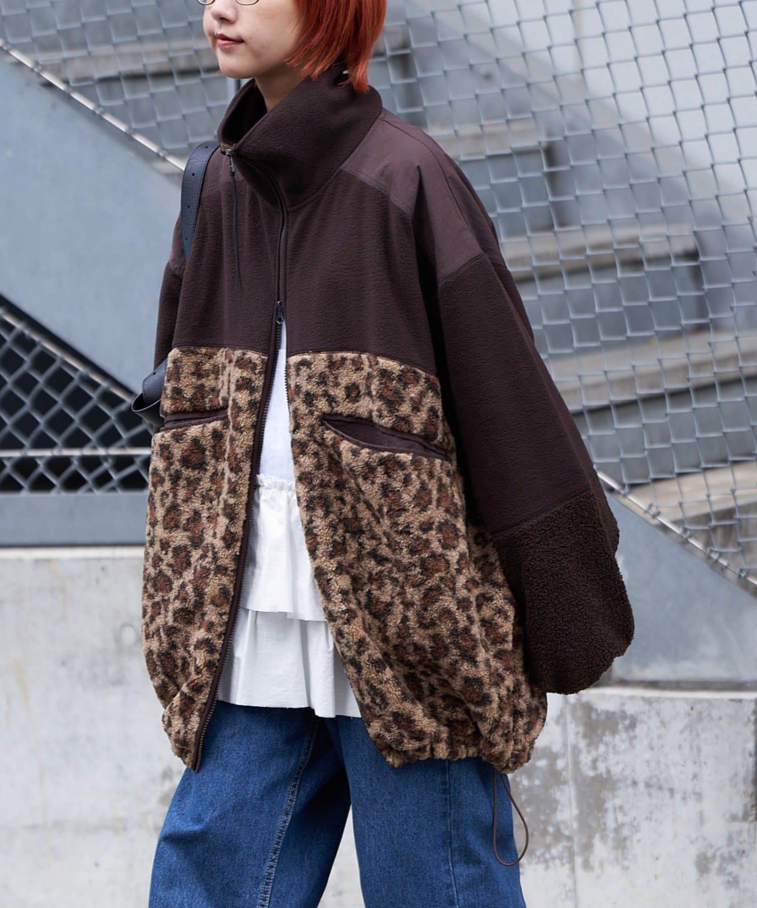 CIAOPANIC TYPY(チャオパニックティピー) 【etsinta/エシンタ】リメイクフリースオーバージャケット