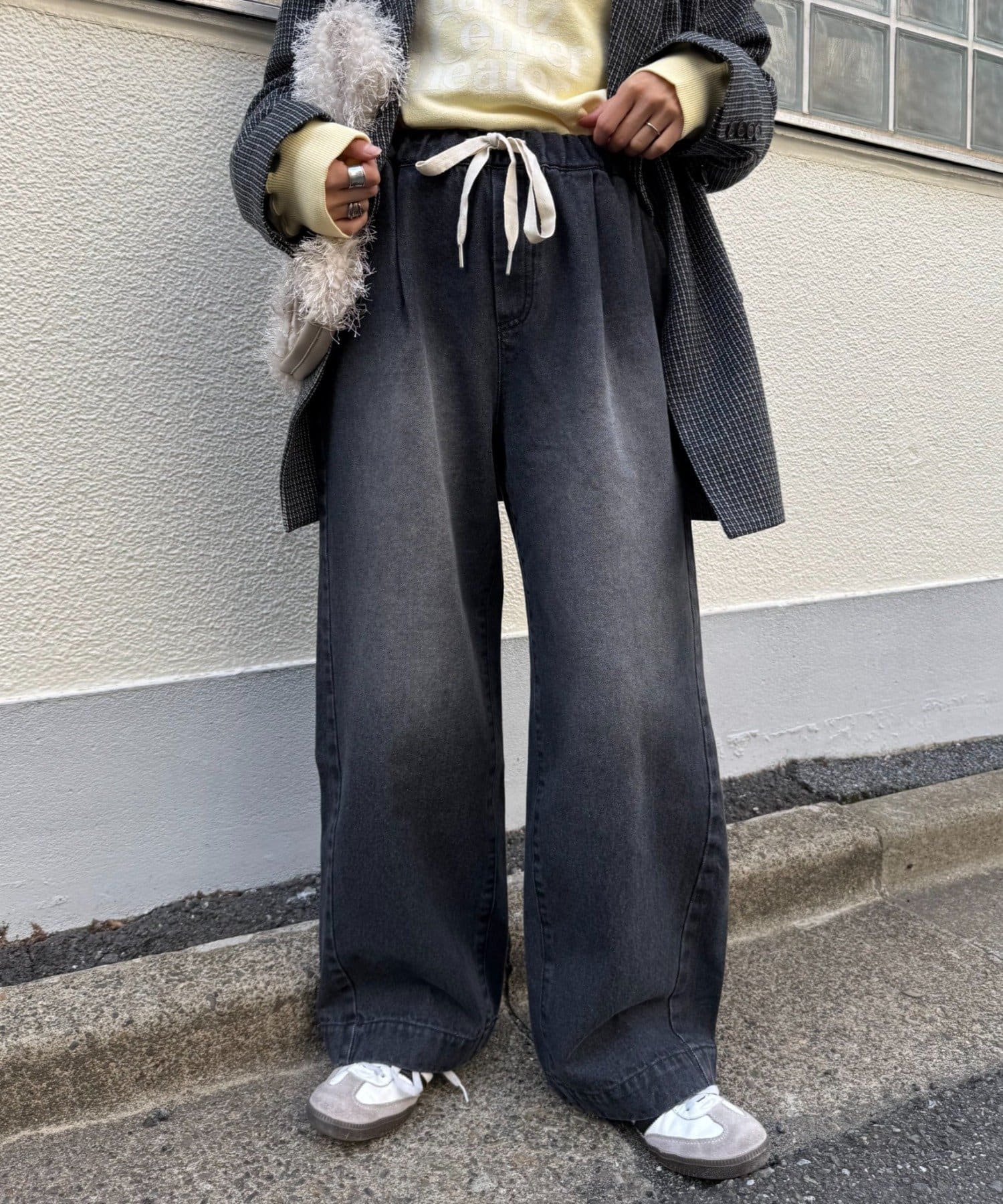 CIAOPANIC TYPY(チャオパニックティピー) 【5サイズ展開/低身長・高身長対応】デイリーイージーワイドデニム