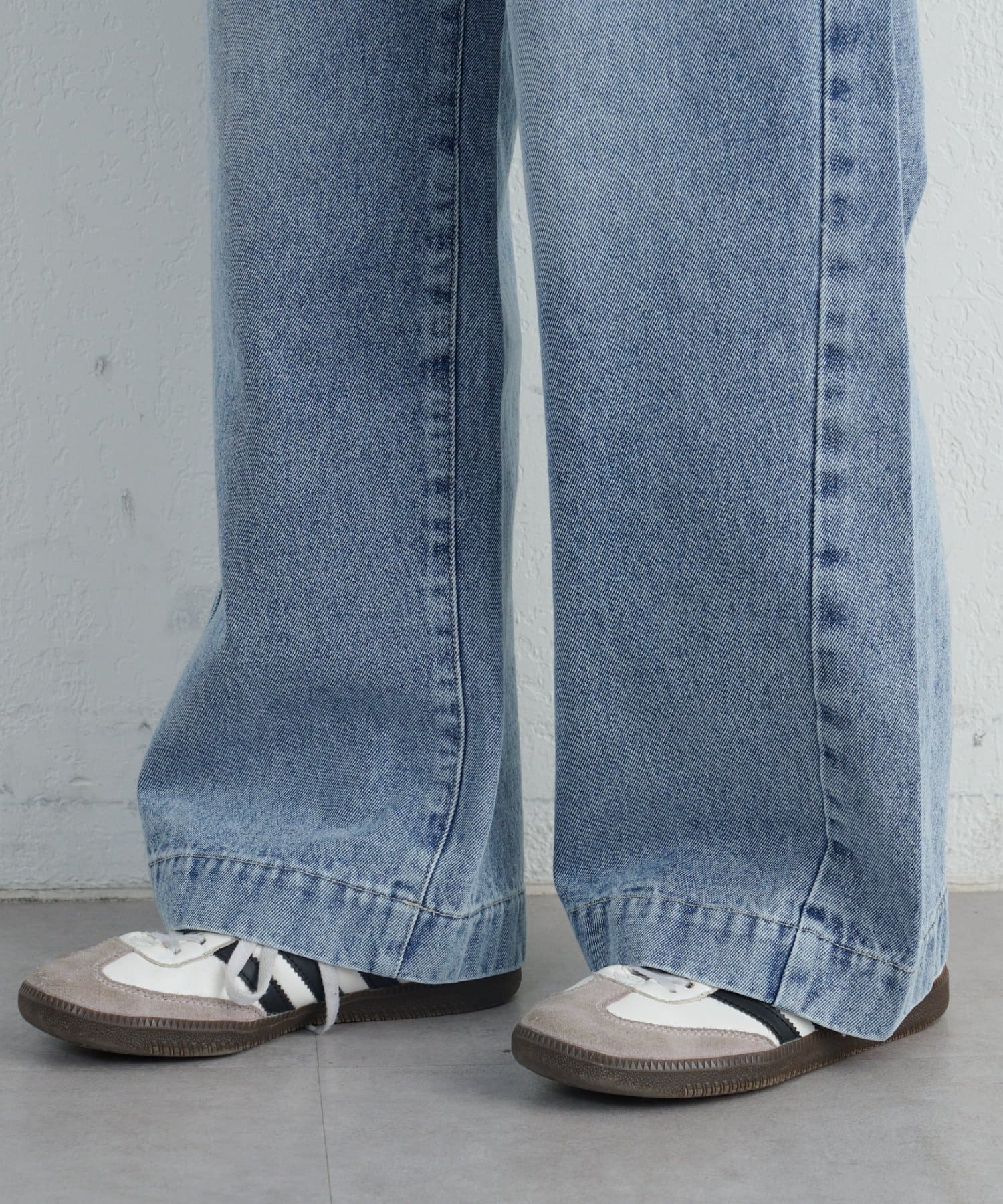 CIAOPANIC TYPY(チャオパニックティピー) 【5サイズ展開/低身長・高身長対応】デイリーイージーワイドデニム