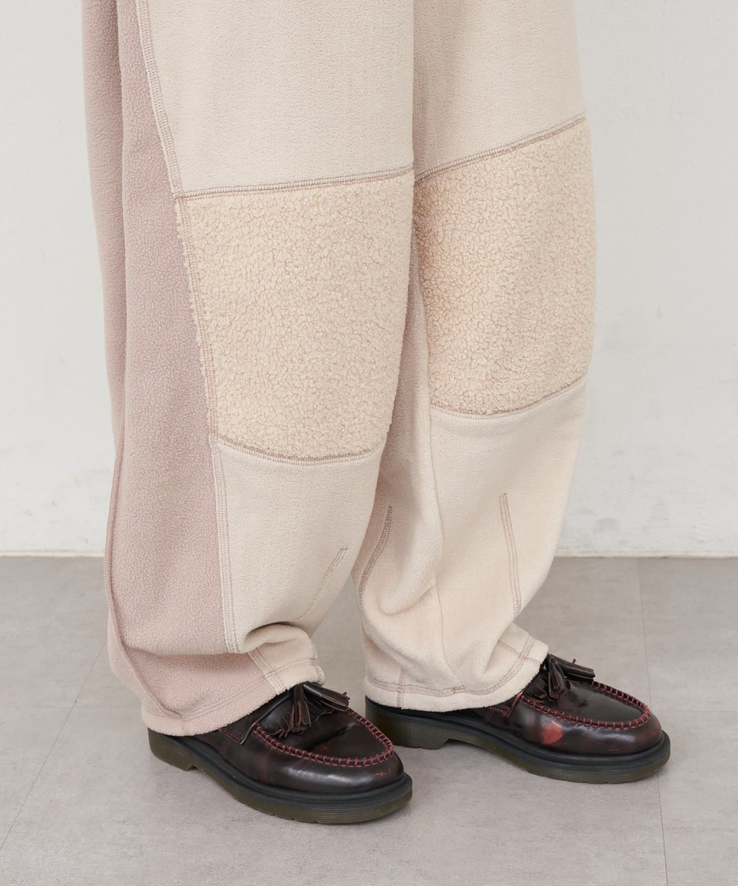 CIAOPANIC TYPY(チャオパニックティピー) 【etsinta/エシンタ】リメイクフリースカーブパンツ