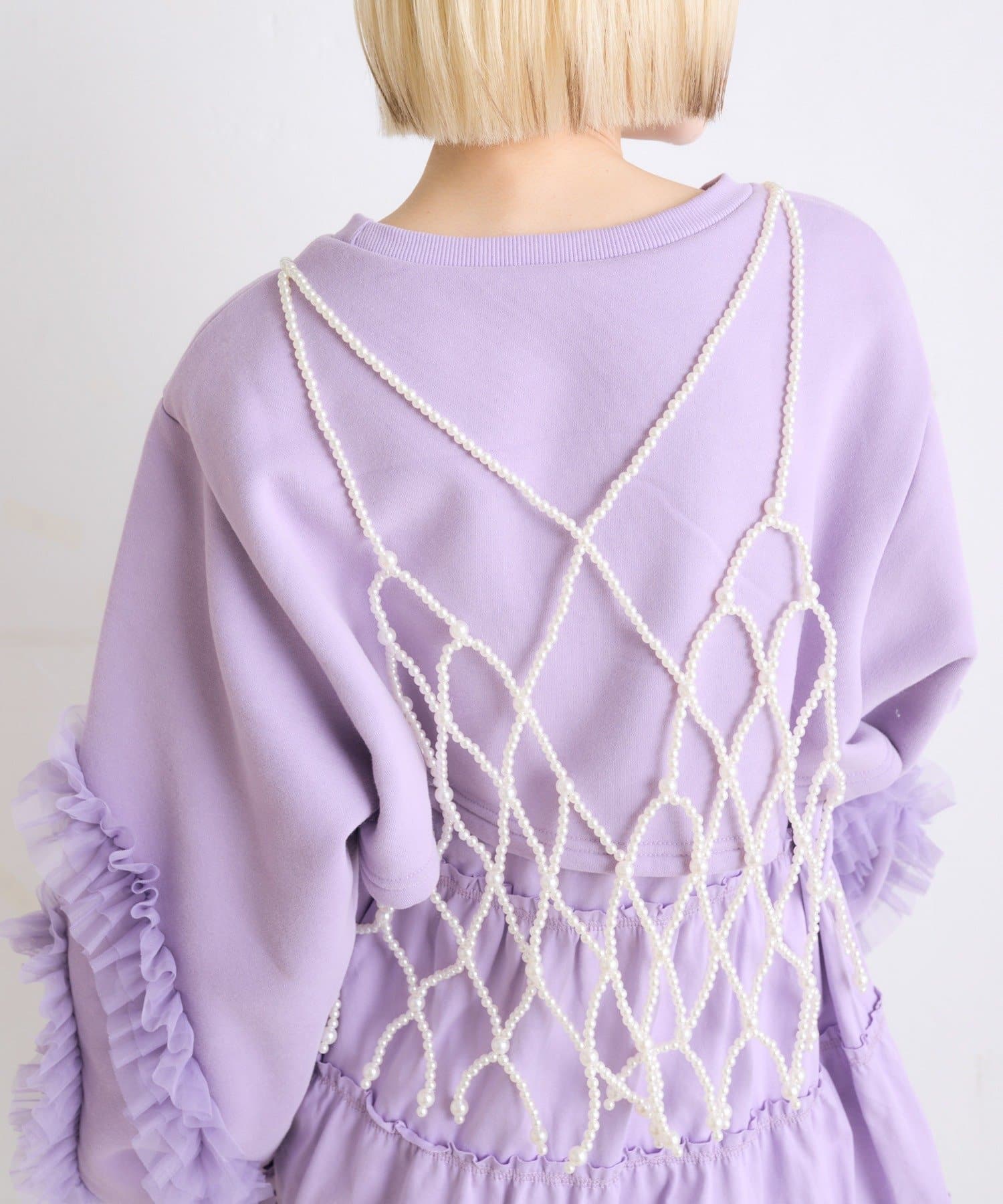 w closet(ダブルクローゼット) パールビスチェ