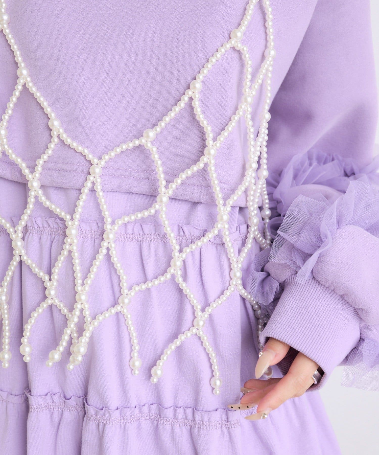 w closet(ダブルクローゼット) パールビスチェ