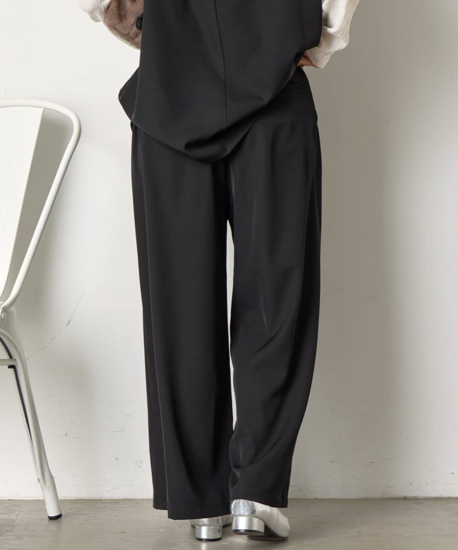 Jena　espace merveilleux(ジェナ　エスパスメルヴェイユ) 【ゆい企画】【WEB限定/低身長サイズ】トロミベストセットアップ