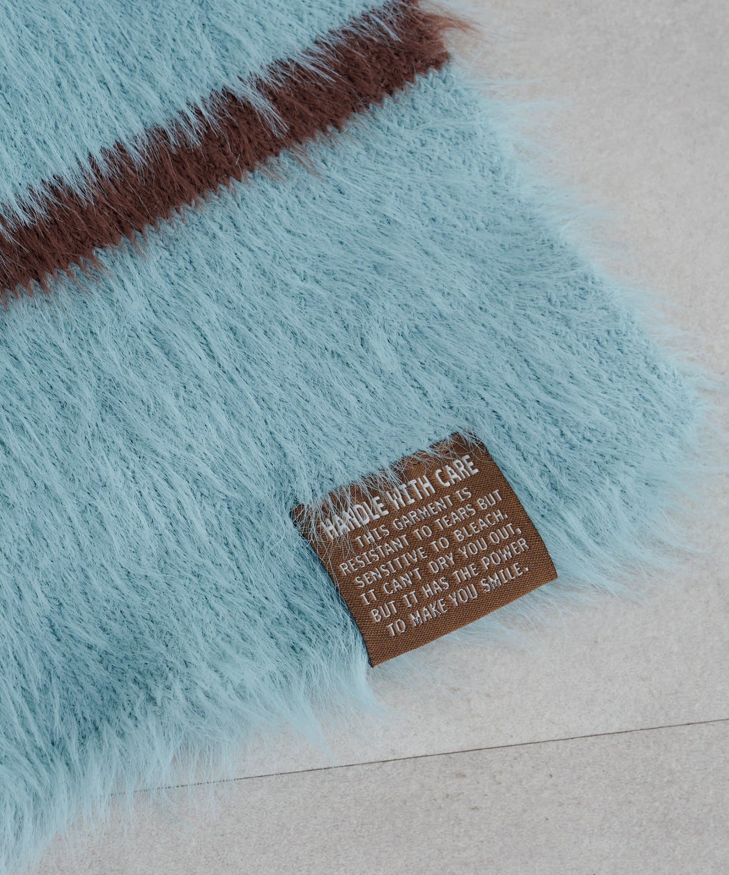 CIAOPANIC TYPY(チャオパニックティピー) シャギーボーダーマフラー