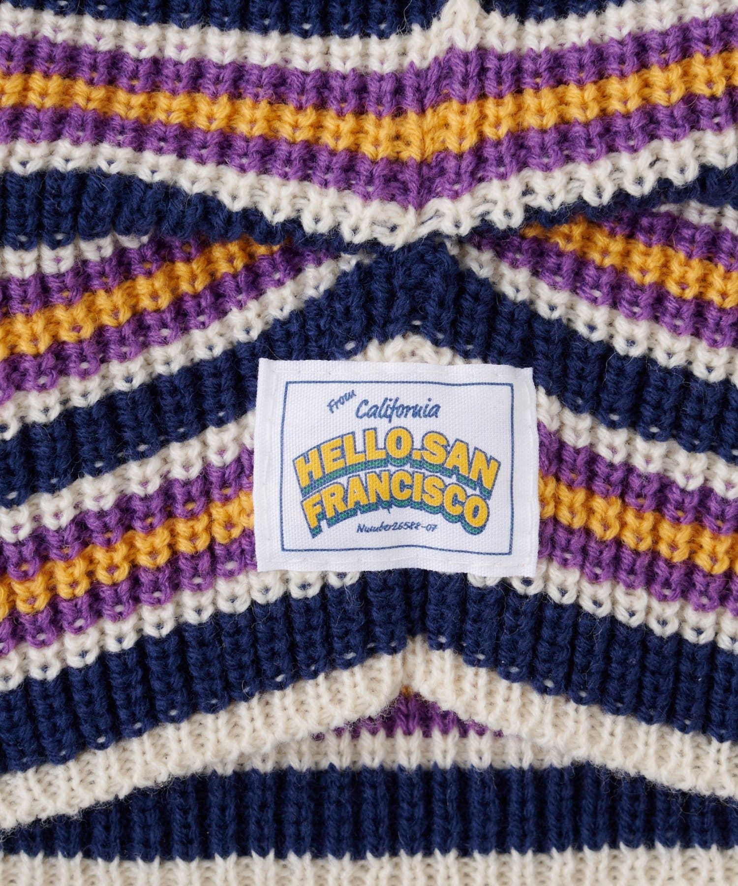 CIAOPANIC TYPY(チャオパニックティピー) ★【HELLO.SANFRANCISCO/ハローサンフランシスコ】リボン付マルチボーダービーニー帽