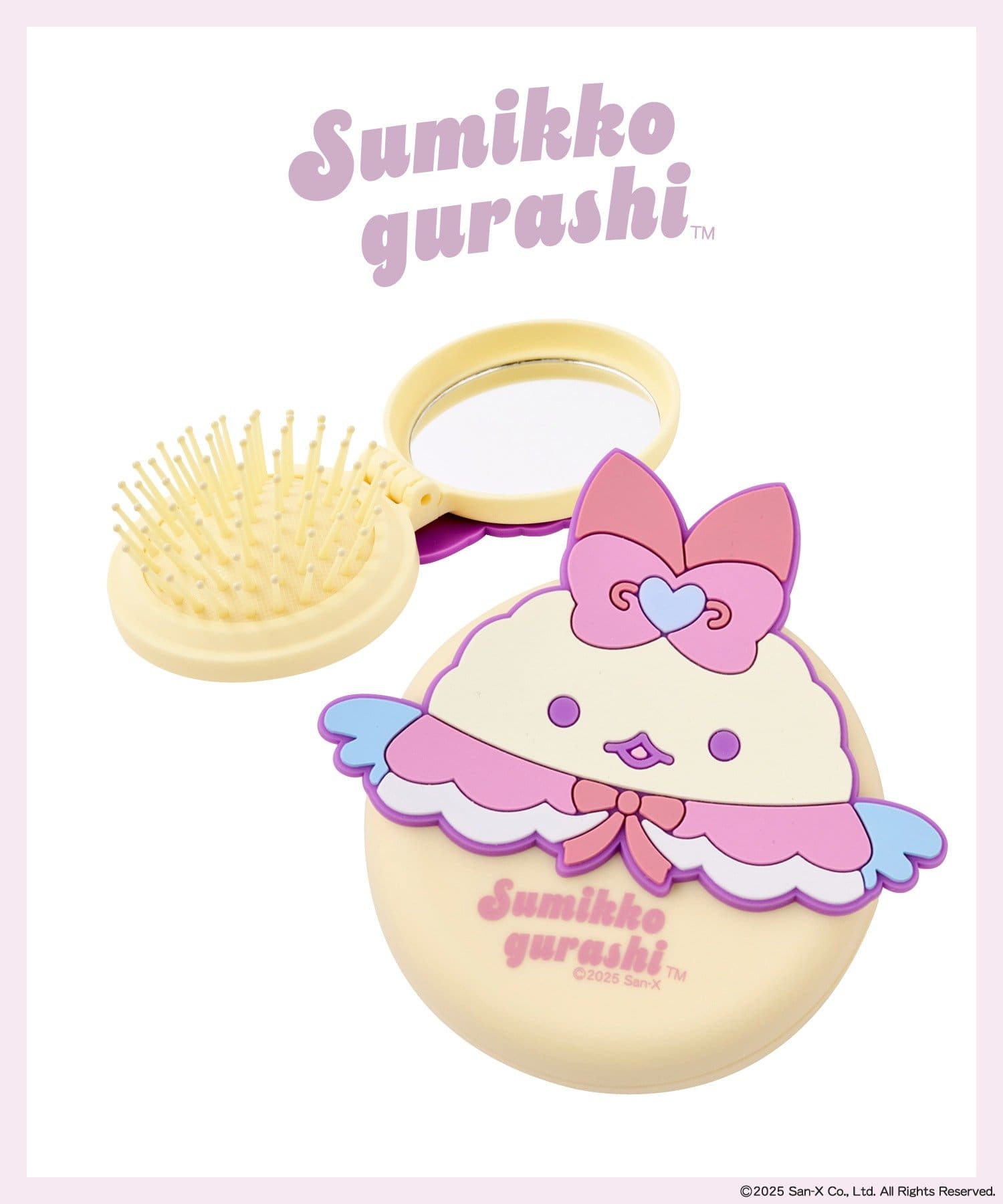 3COINS(スリーコインズ) コンパクトヘアブラシ／すみっコぐらし