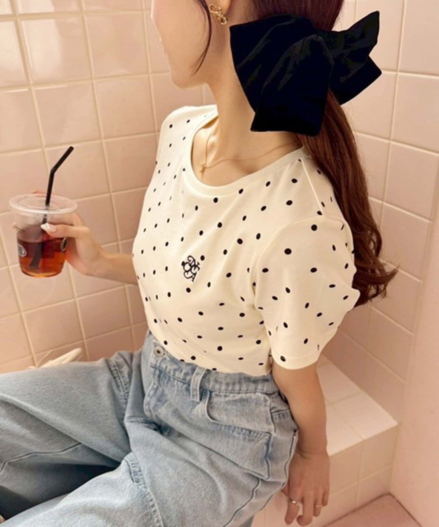 NICE CLAUP / OLIVE des OLIVE OUTLET(ナイスクラップ  / オリーブ デ オリーブ アウトレット) 【one after another】ドットT