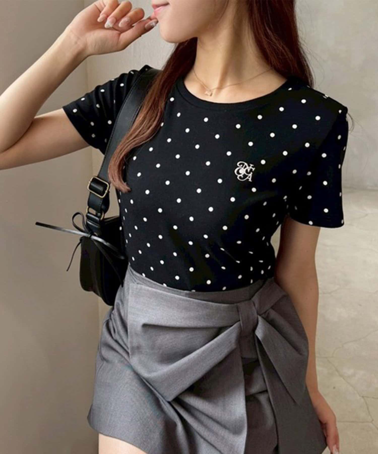 NICE CLAUP / OLIVE des OLIVE OUTLET(ナイスクラップ  / オリーブ デ オリーブ アウトレット) 【one after another】ドットT