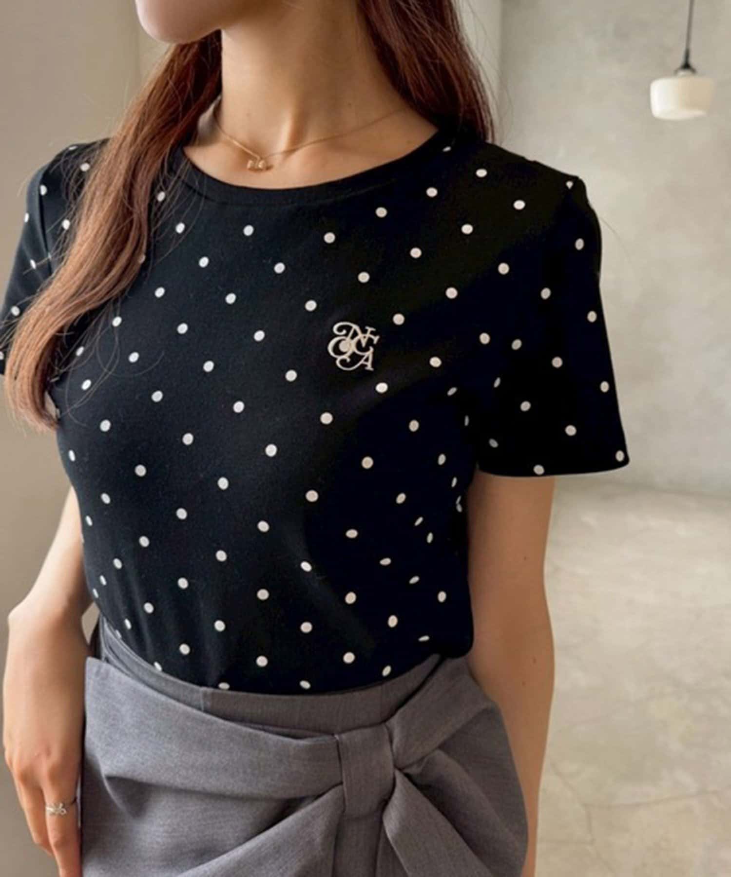 NICE CLAUP / OLIVE des OLIVE OUTLET(ナイスクラップ  / オリーブ デ オリーブ アウトレット) 【one after another】ドットT