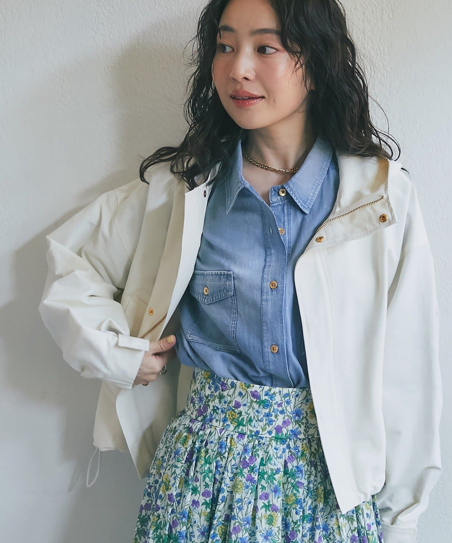 La boutique BonBon(ラブティックボンボン) 【復刻！・着回し力抜群】フーディショートブルゾン