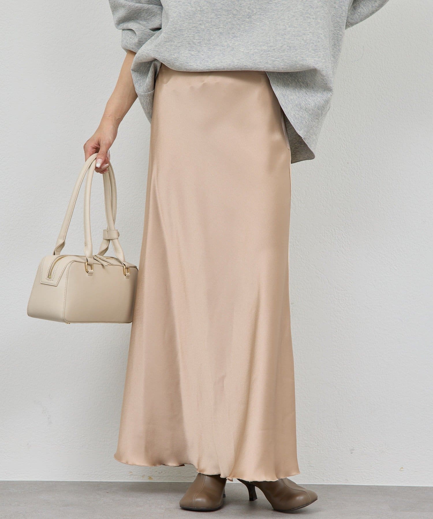 GALLARDAGALANTE(ガリャルダガランテ) アセテートバイアススカート