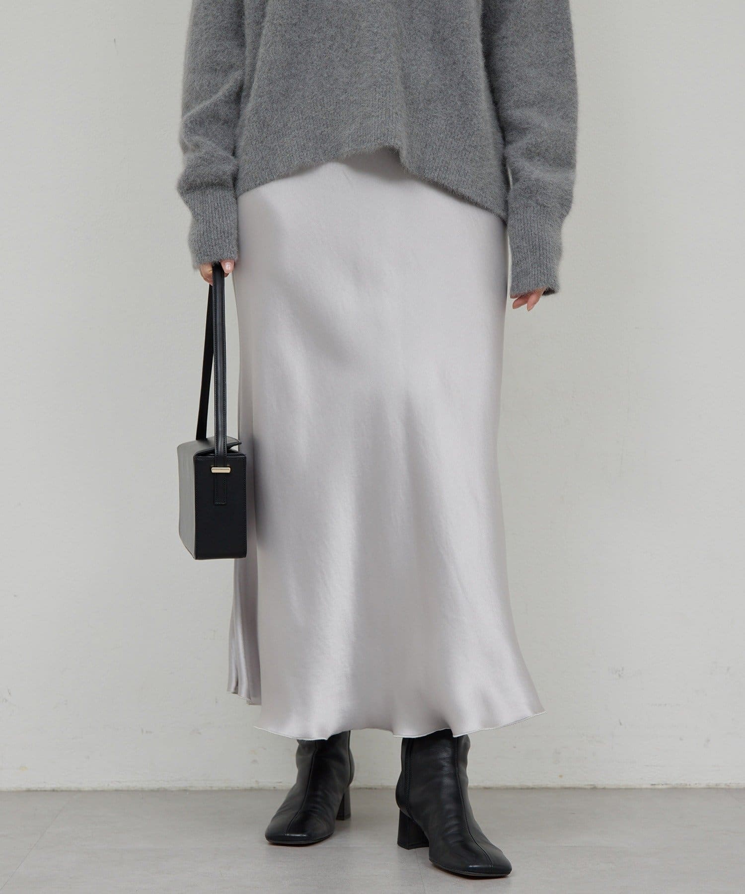 GALLARDAGALANTE(ガリャルダガランテ) アセテートバイアススカート