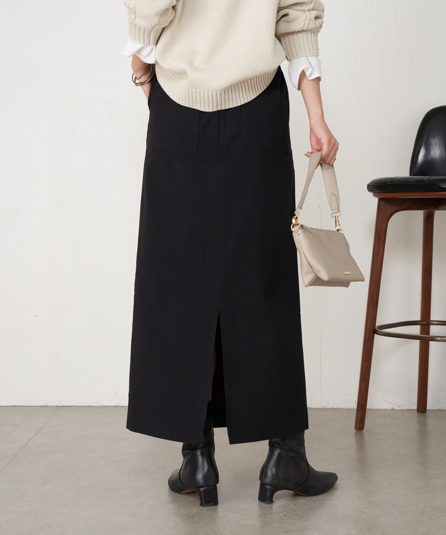 Jena　espace merveilleux(ジェナ　エスパスメルヴェイユ) 【ウエストゴム】ウエストテープメンスカート