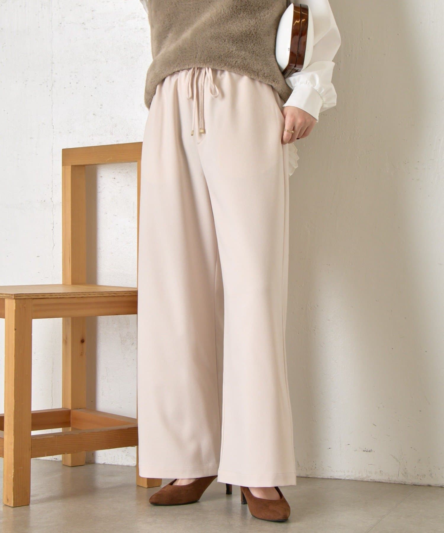 Jena　espace merveilleux(ジェナ　エスパスメルヴェイユ) ツイルイージーパンツ