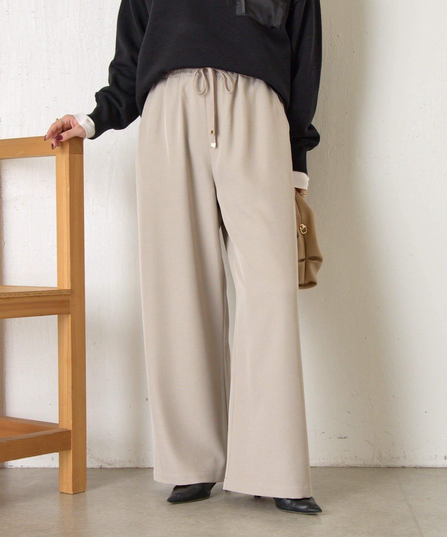 Jena　espace merveilleux(ジェナ　エスパスメルヴェイユ) ツイルイージーパンツ