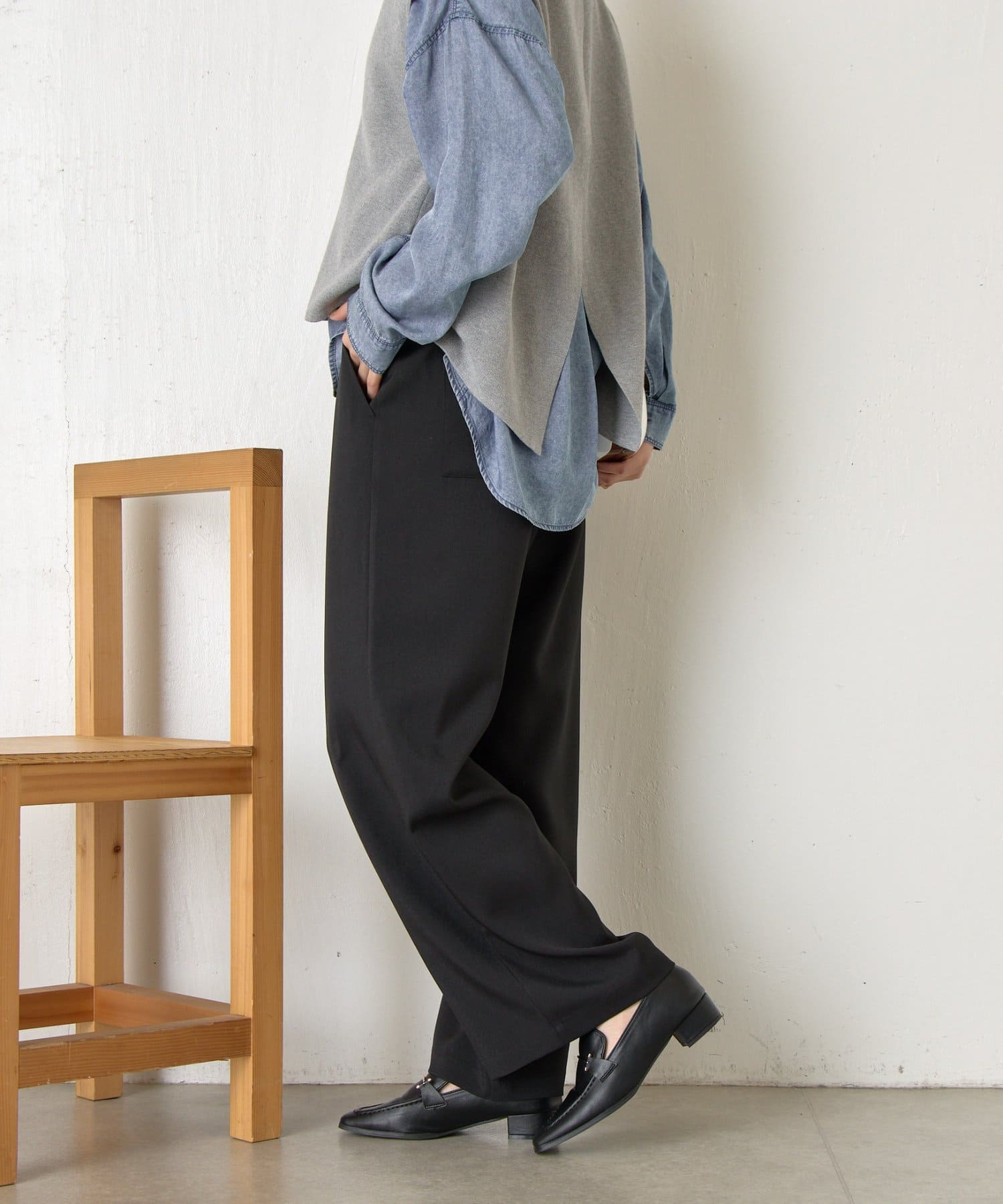 Jena　espace merveilleux(ジェナ　エスパスメルヴェイユ) ツイルイージーパンツ