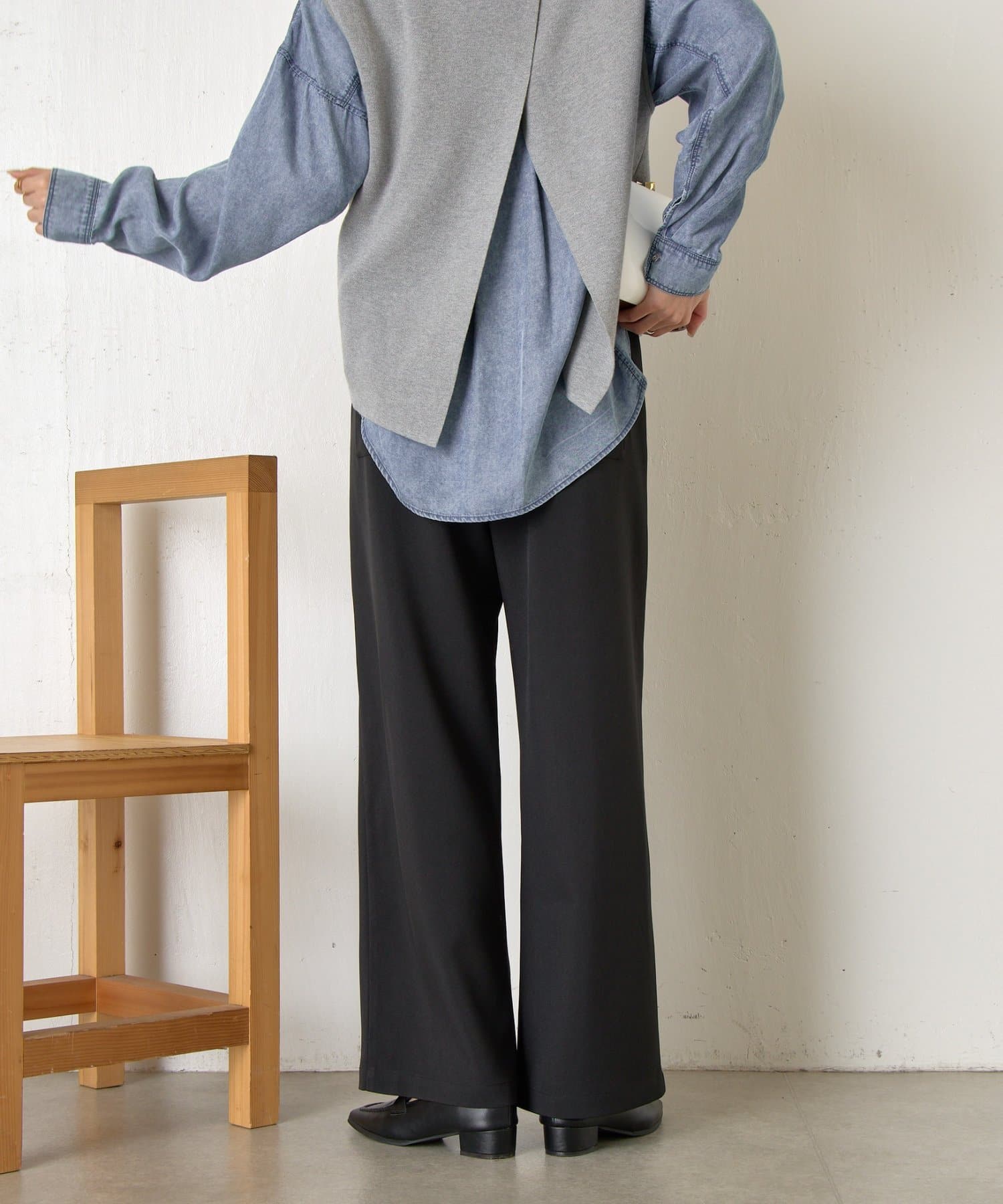 Jena　espace merveilleux(ジェナ　エスパスメルヴェイユ) ツイルイージーパンツ