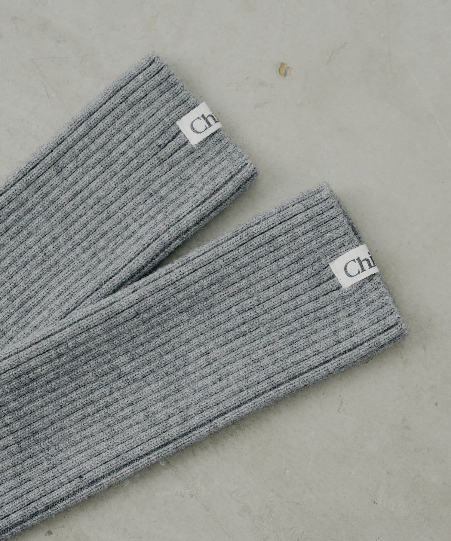 Chico(チコ) ネーム付きリブレッグウォーマー